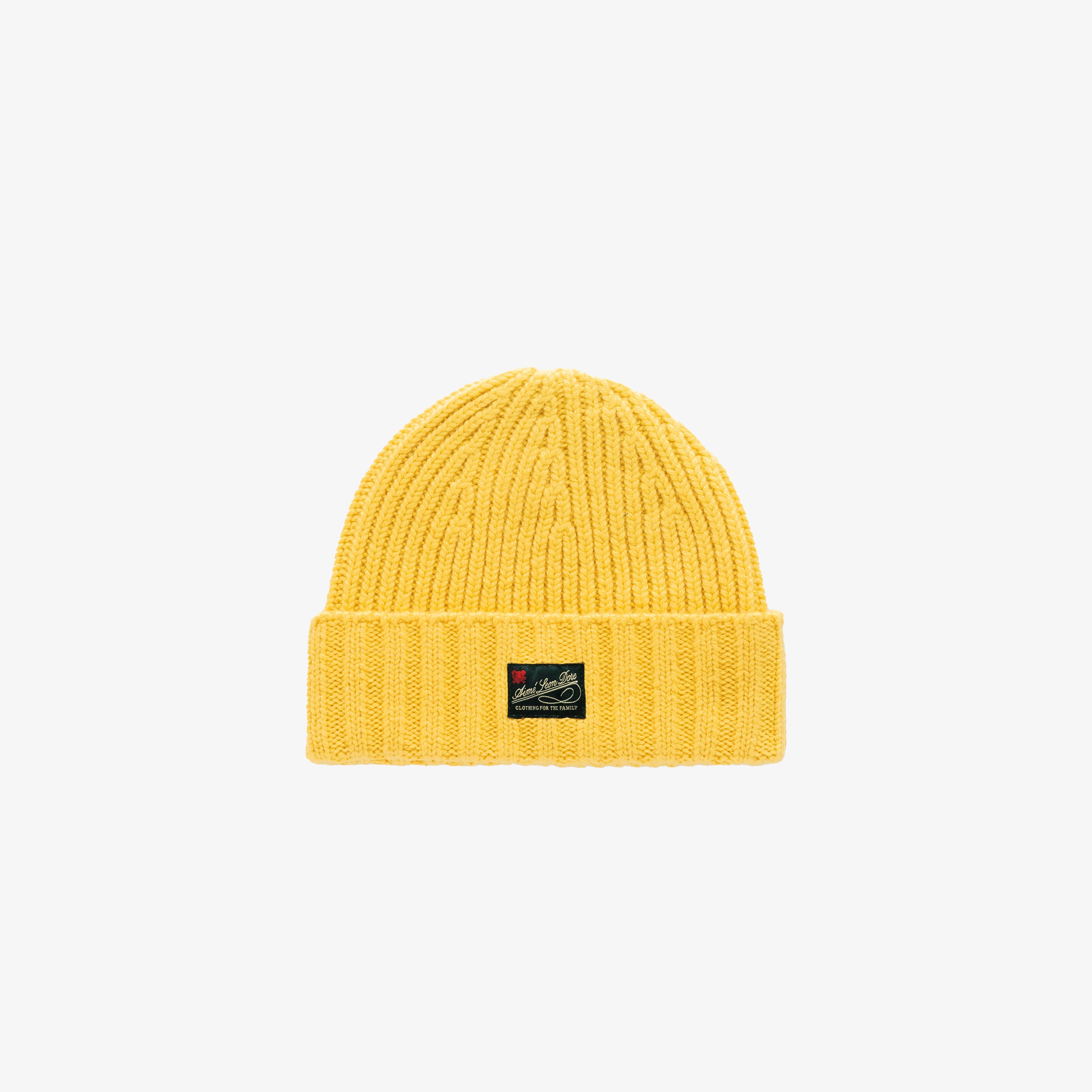Aime Leon Dore Waffle Knit Beanie Black Men's - FW24 - US