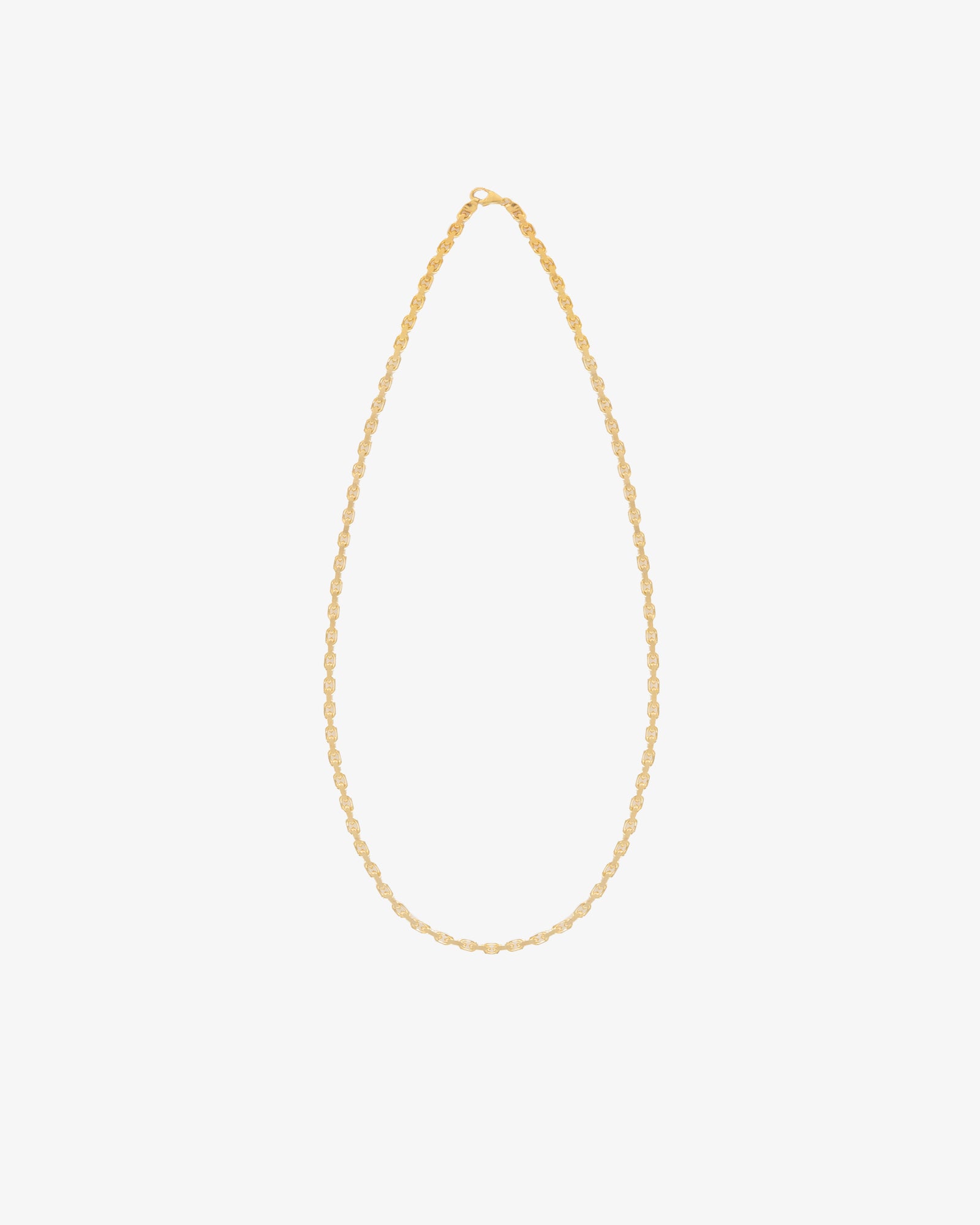 14Kt Gold Cable Link Chain Necklace