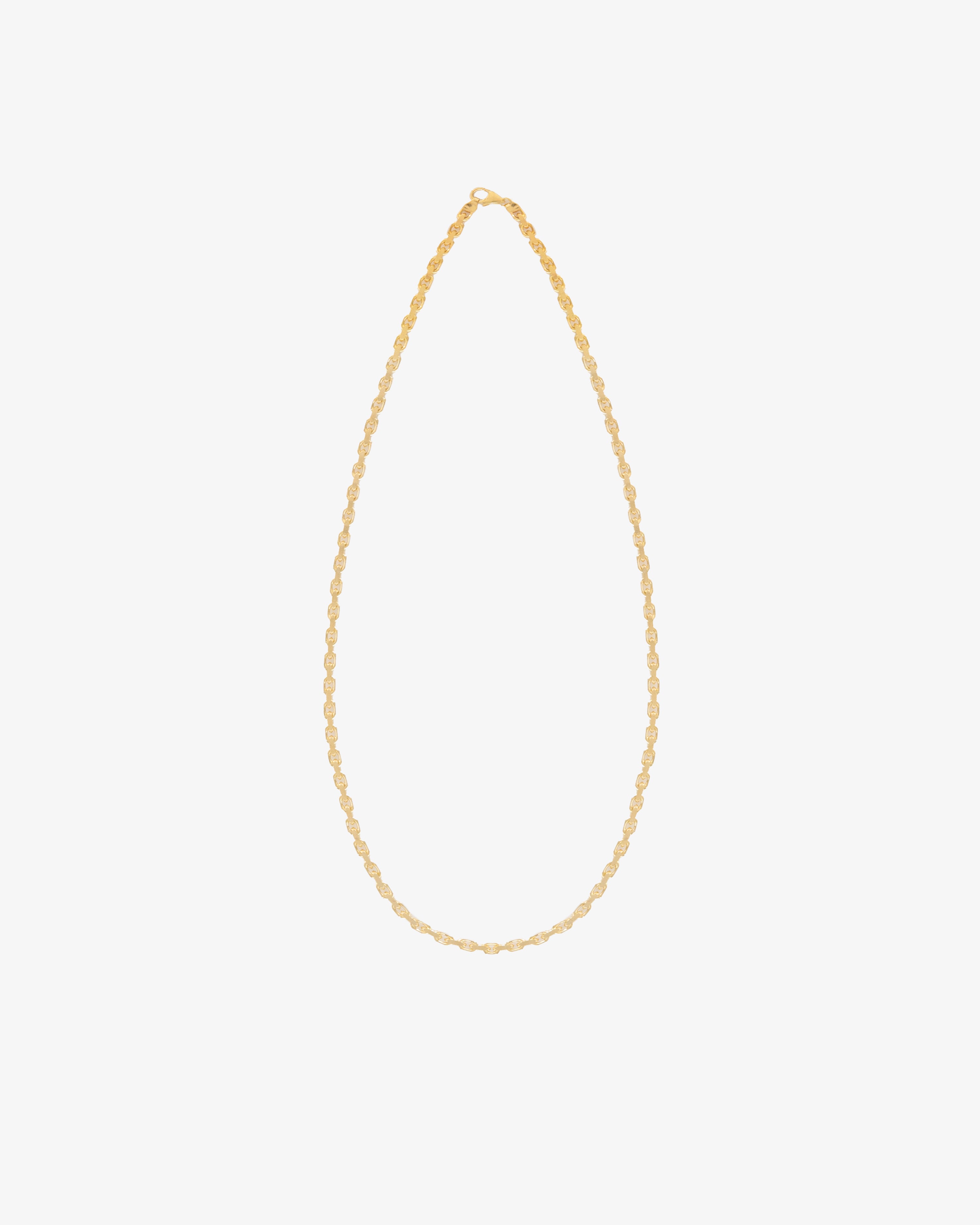 14Kt Gold Cable Link Chain Necklace