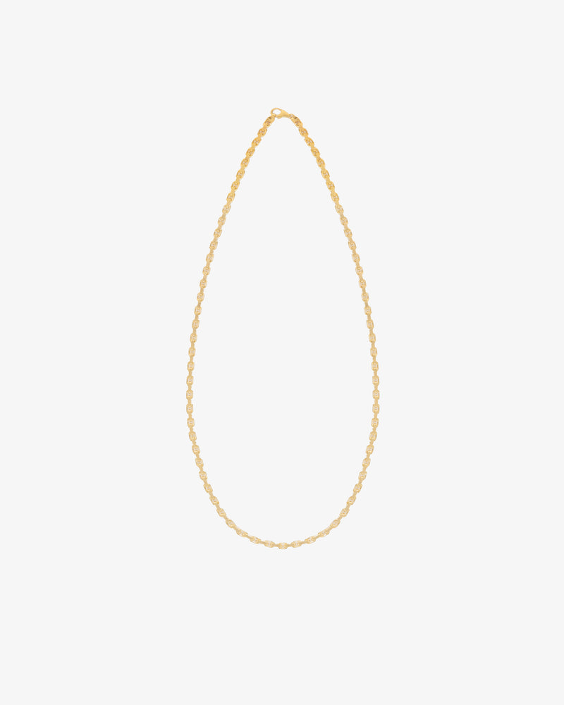 14Kt Gold Cable Link Chain Necklace