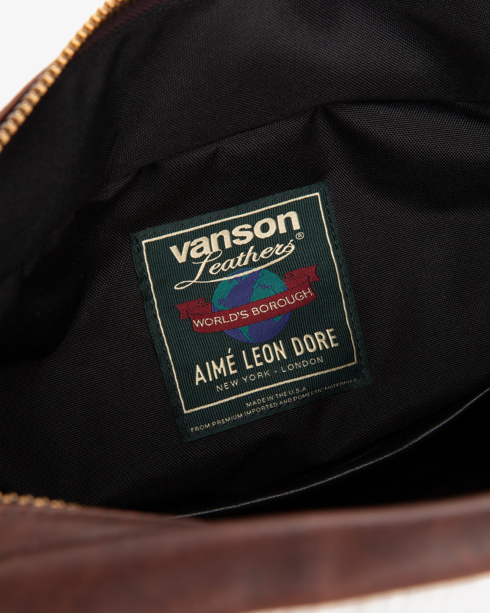 ALD / Vanson Pony Hair Bones Bag