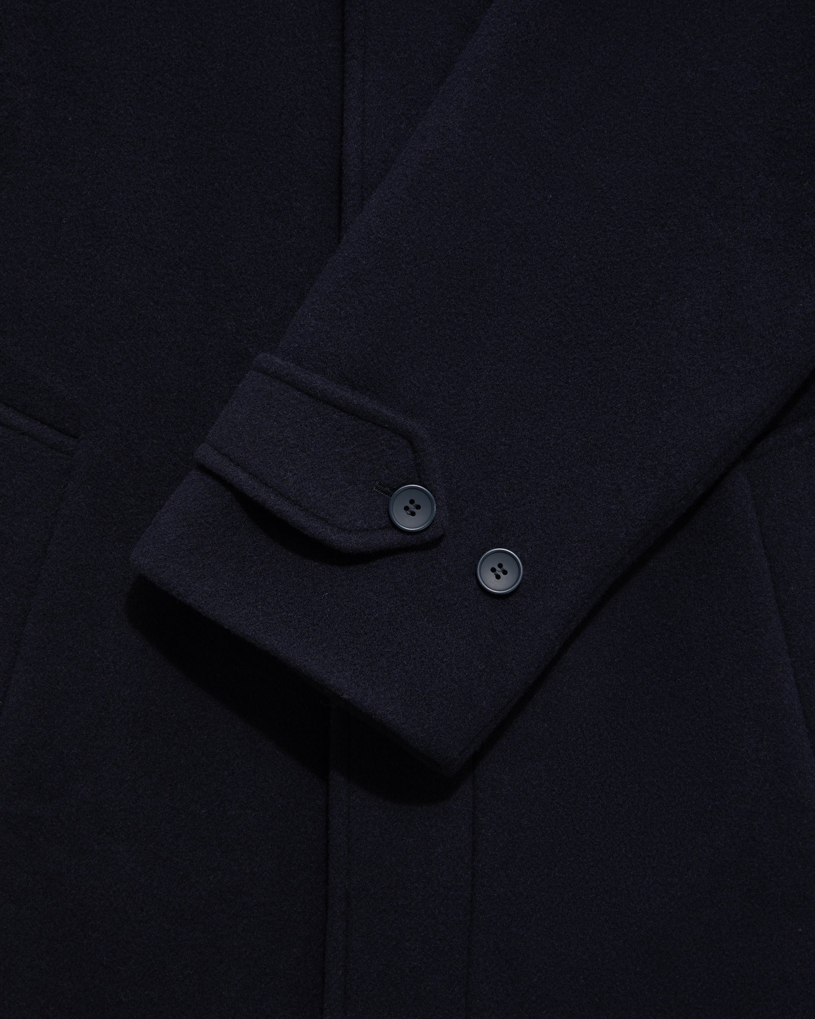 Single-Breasted Wool Topcoat