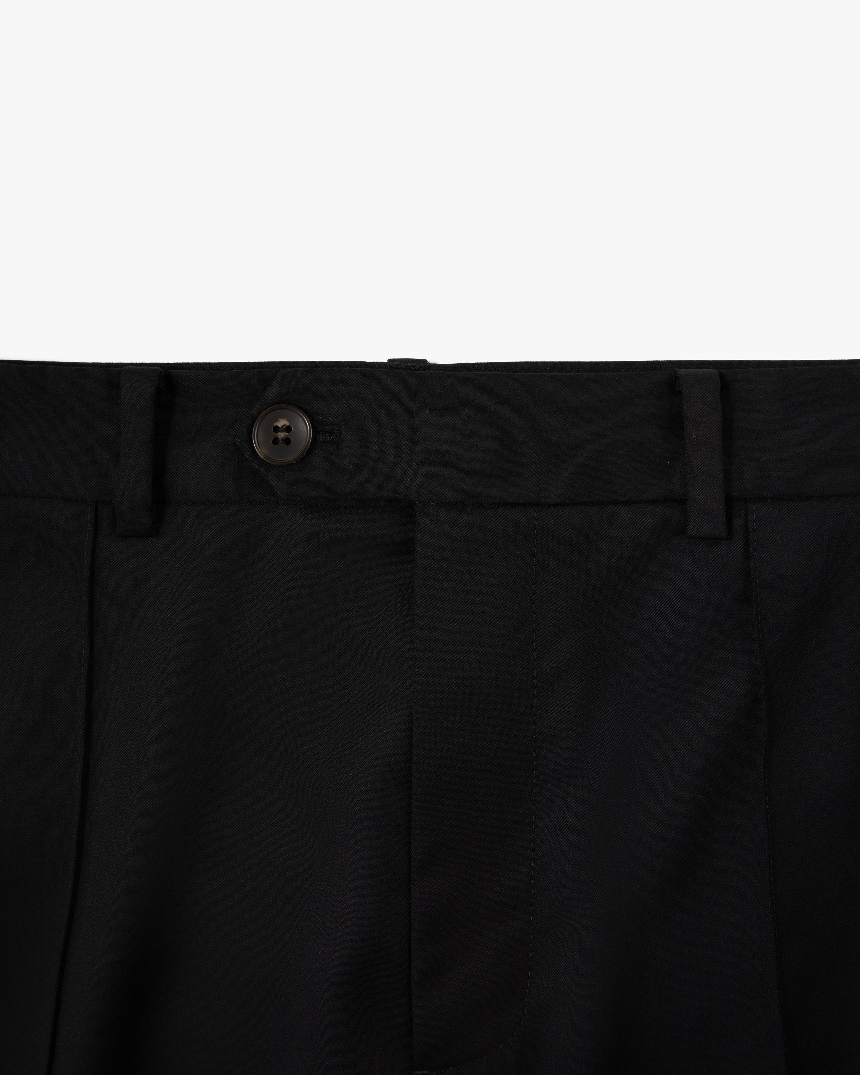 Gabardine Pintuck Trouser