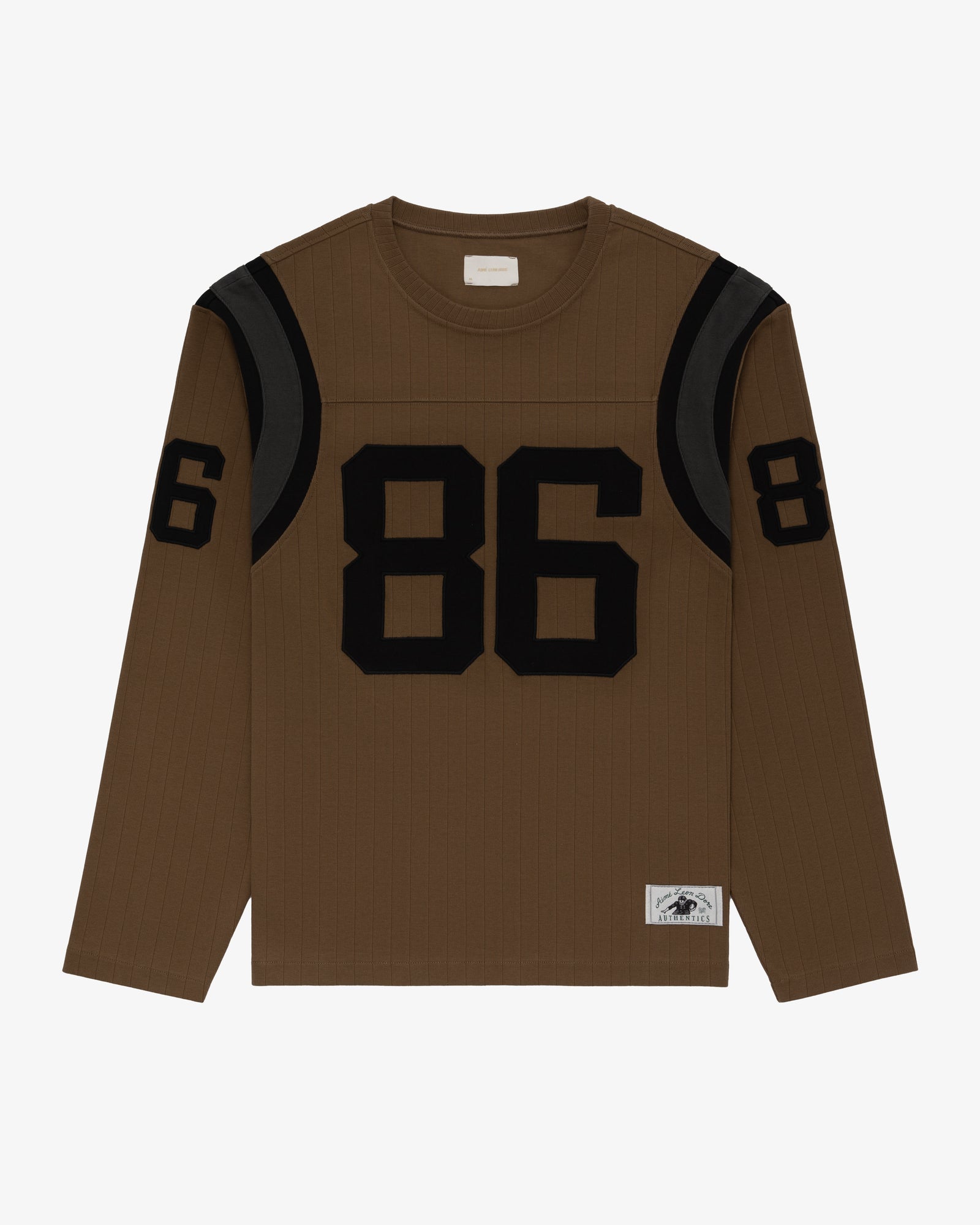 Long-Sleeve Ribbed Football Jersey – Aimé Leon Dore