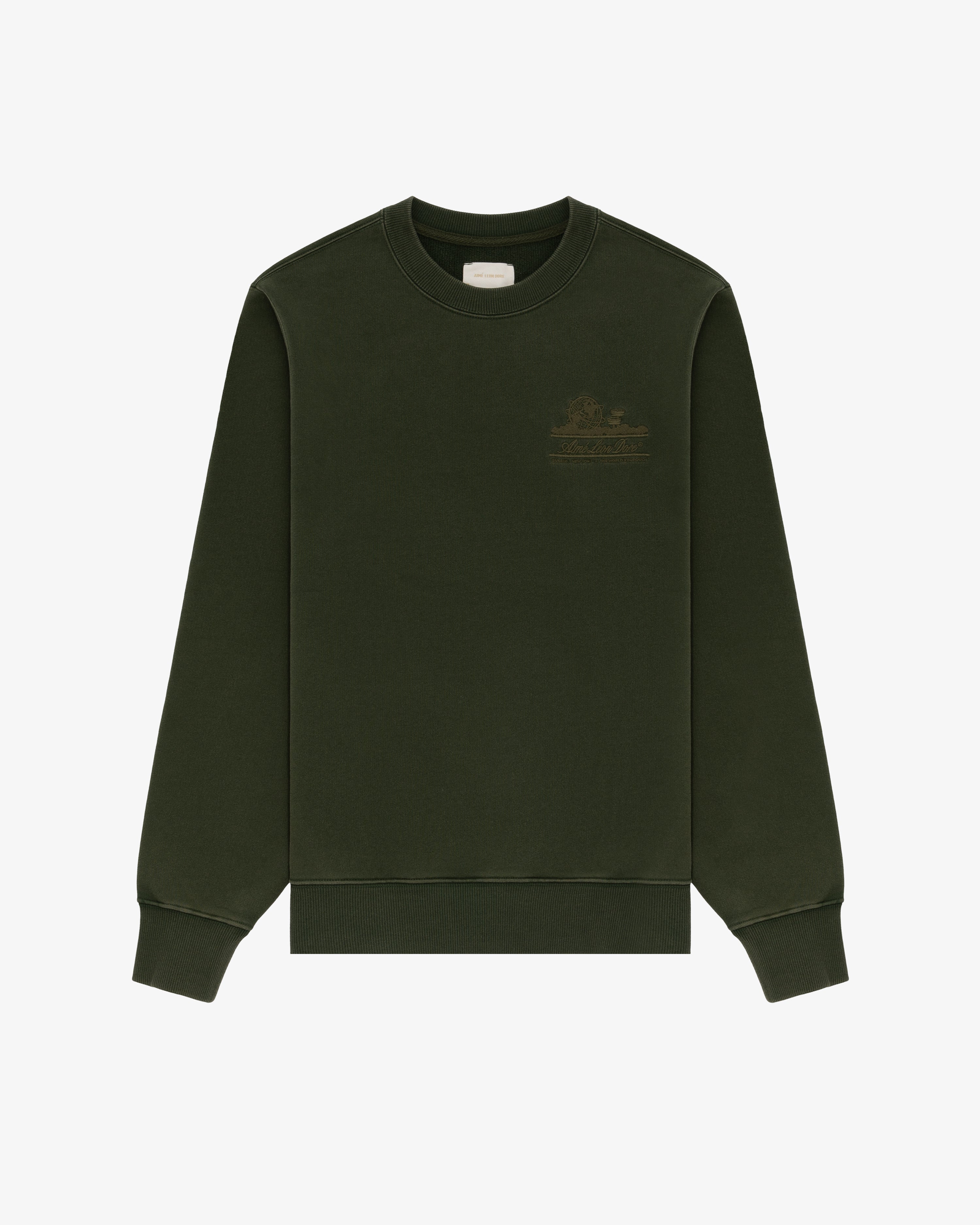 Tonal Unisphere Crewneck Sweatshirt Aime Leon Dore