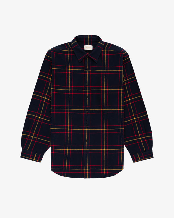 Plaid Cotton Overshirt