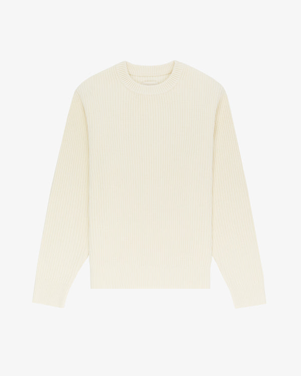 Shaker Stitch Crewneck Sweater