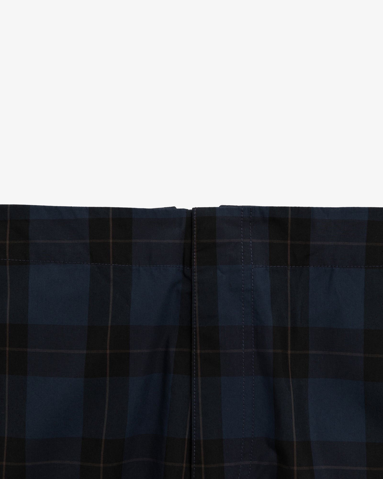 Plaid Nylon Trouser