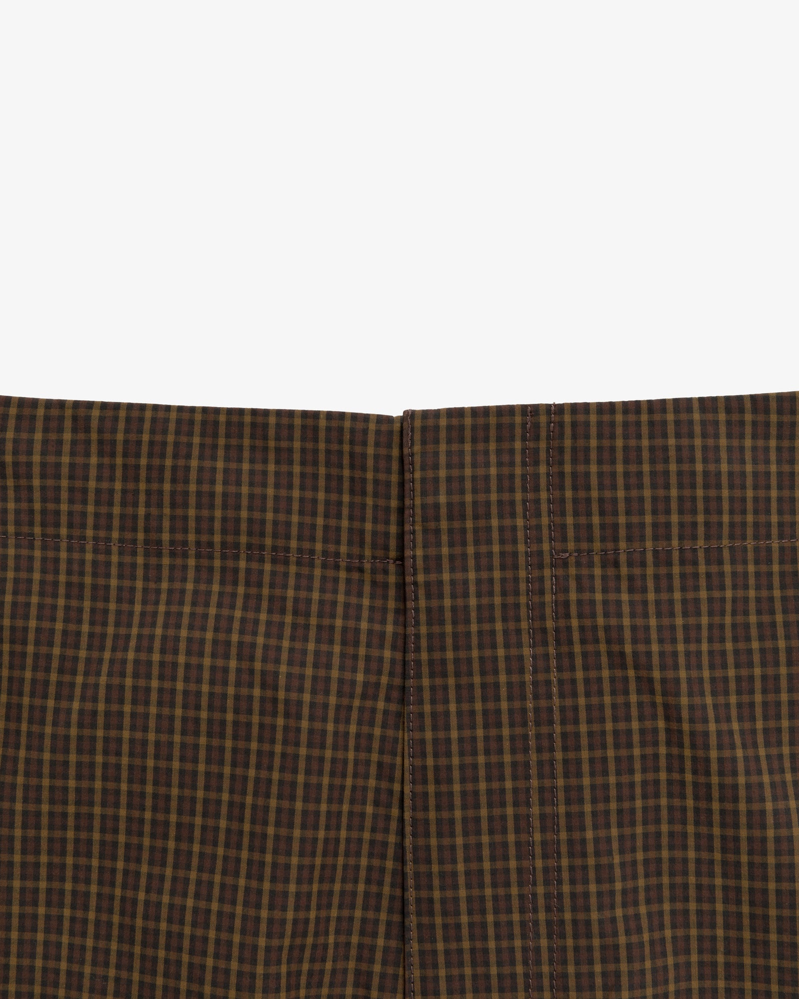 Plaid Nylon Trouser