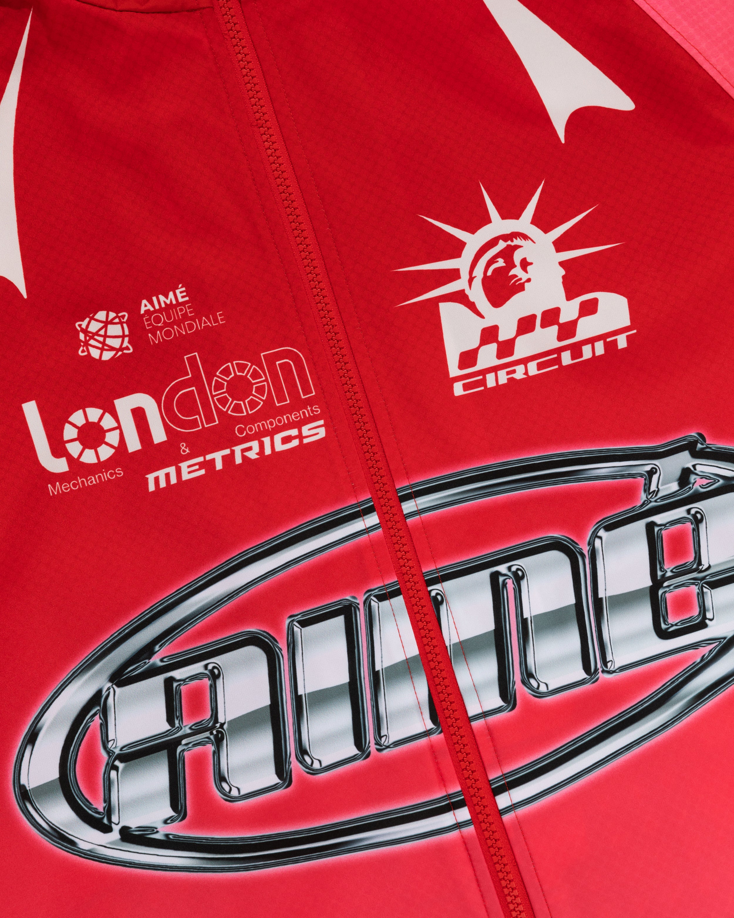 Podium Jacket - Red/White