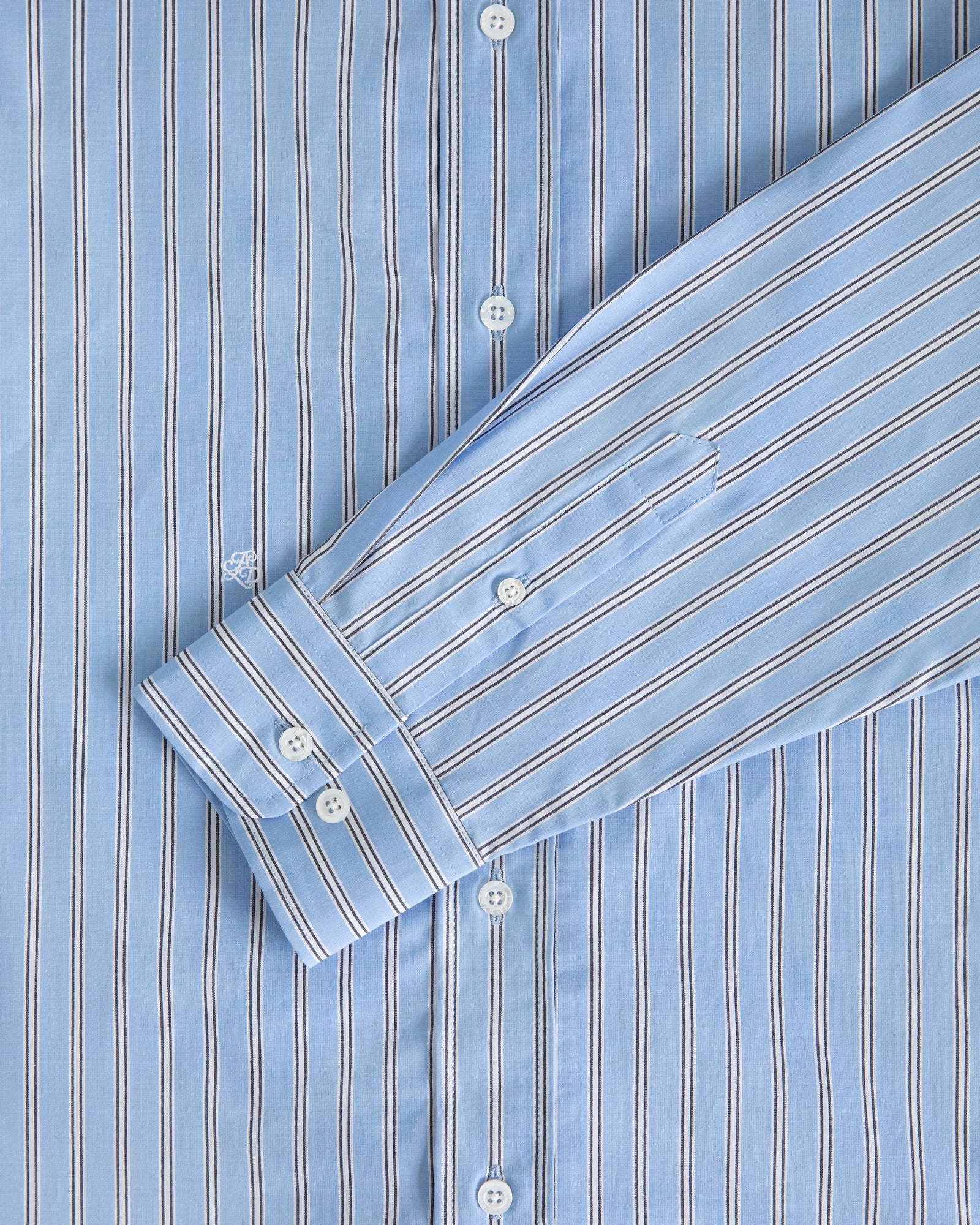 Striped Poplin  Shirt