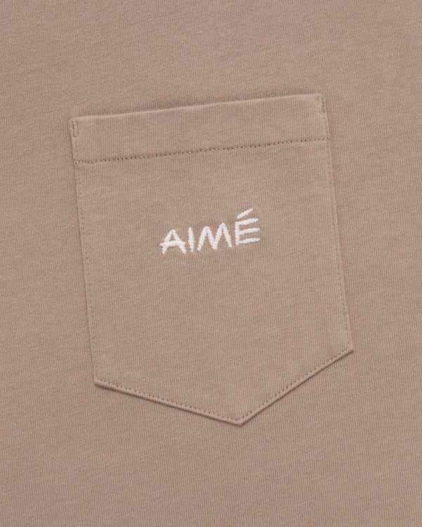 Embroidered Aimé Pocket Tee