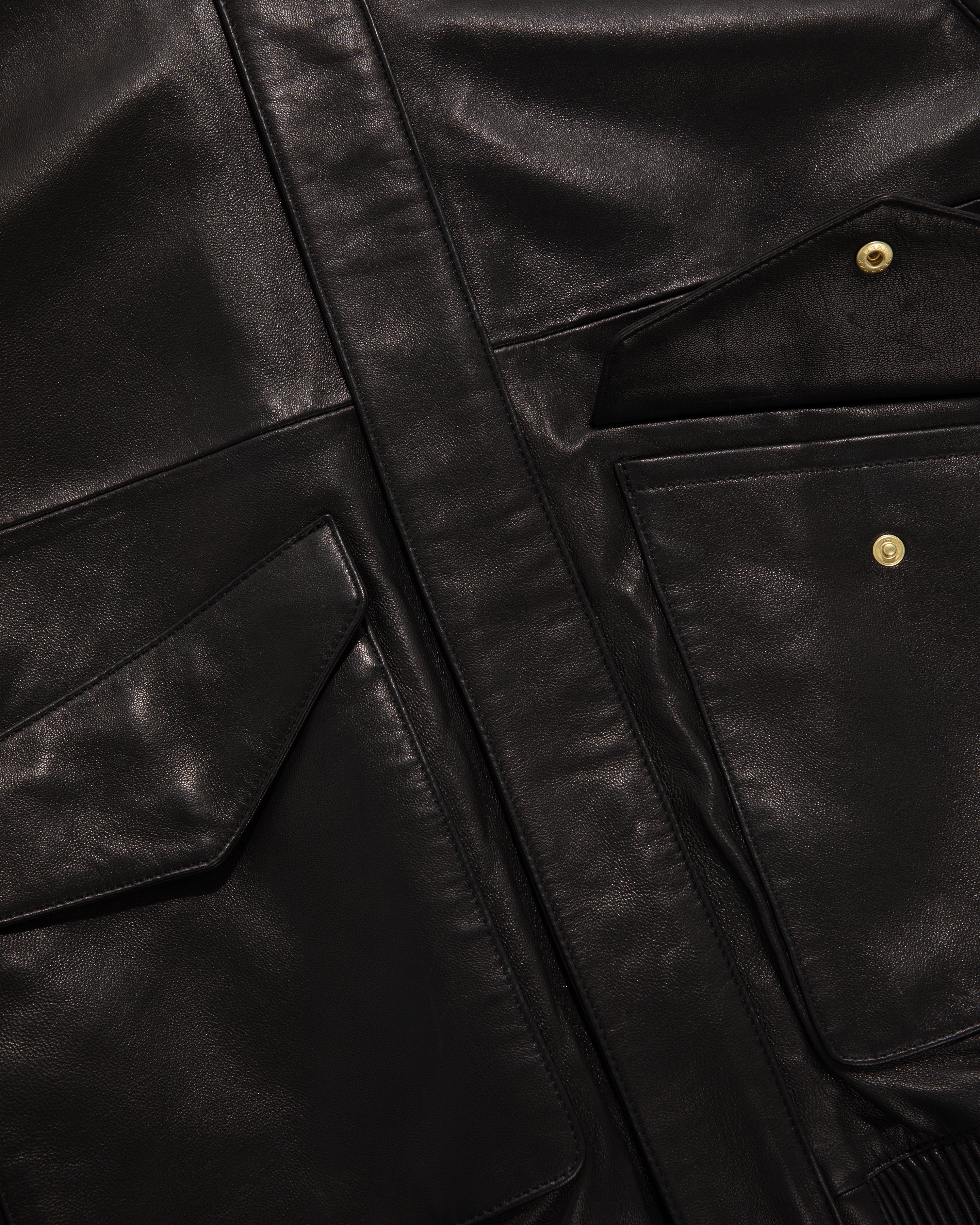 Leather Bomber Jacket