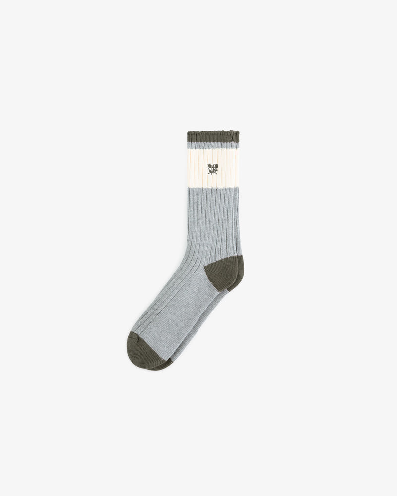 Marled Crest Socks