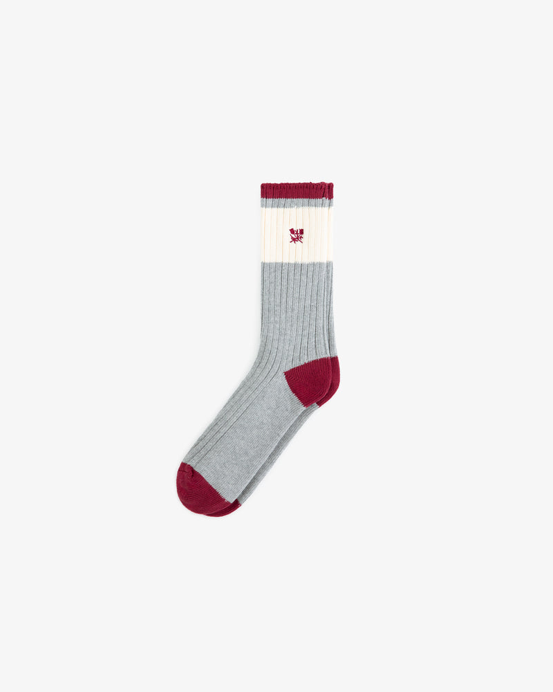 Marled Crest Socks