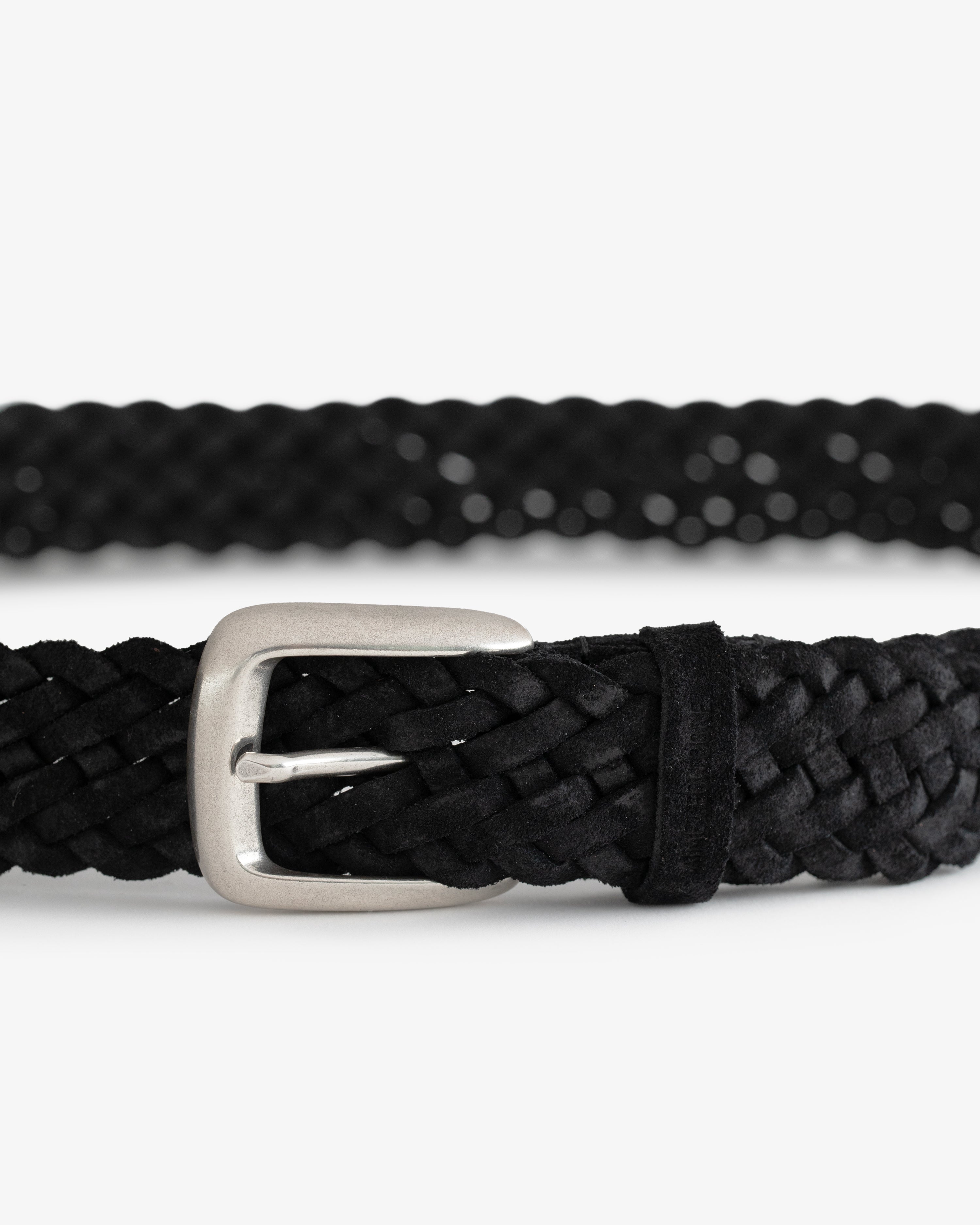 Braided Suede Belt