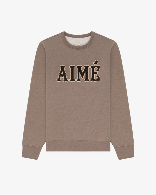 Aimé Appliqué Crewneck Sweatshirt