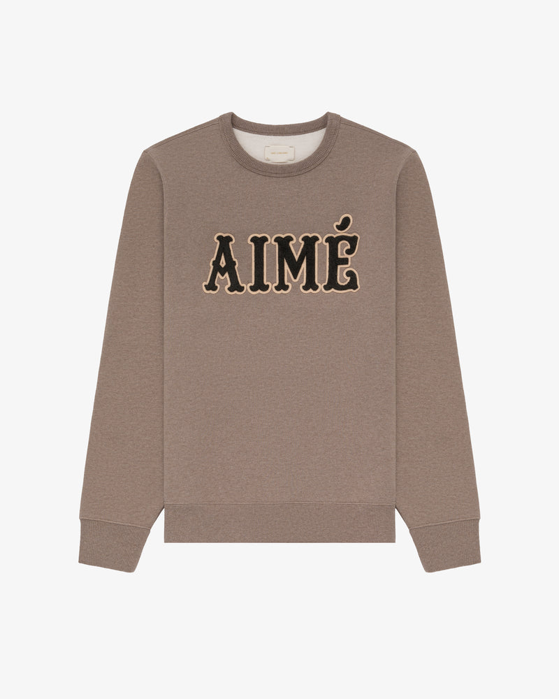 Aimé Appliqué Crewneck Sweatshirt