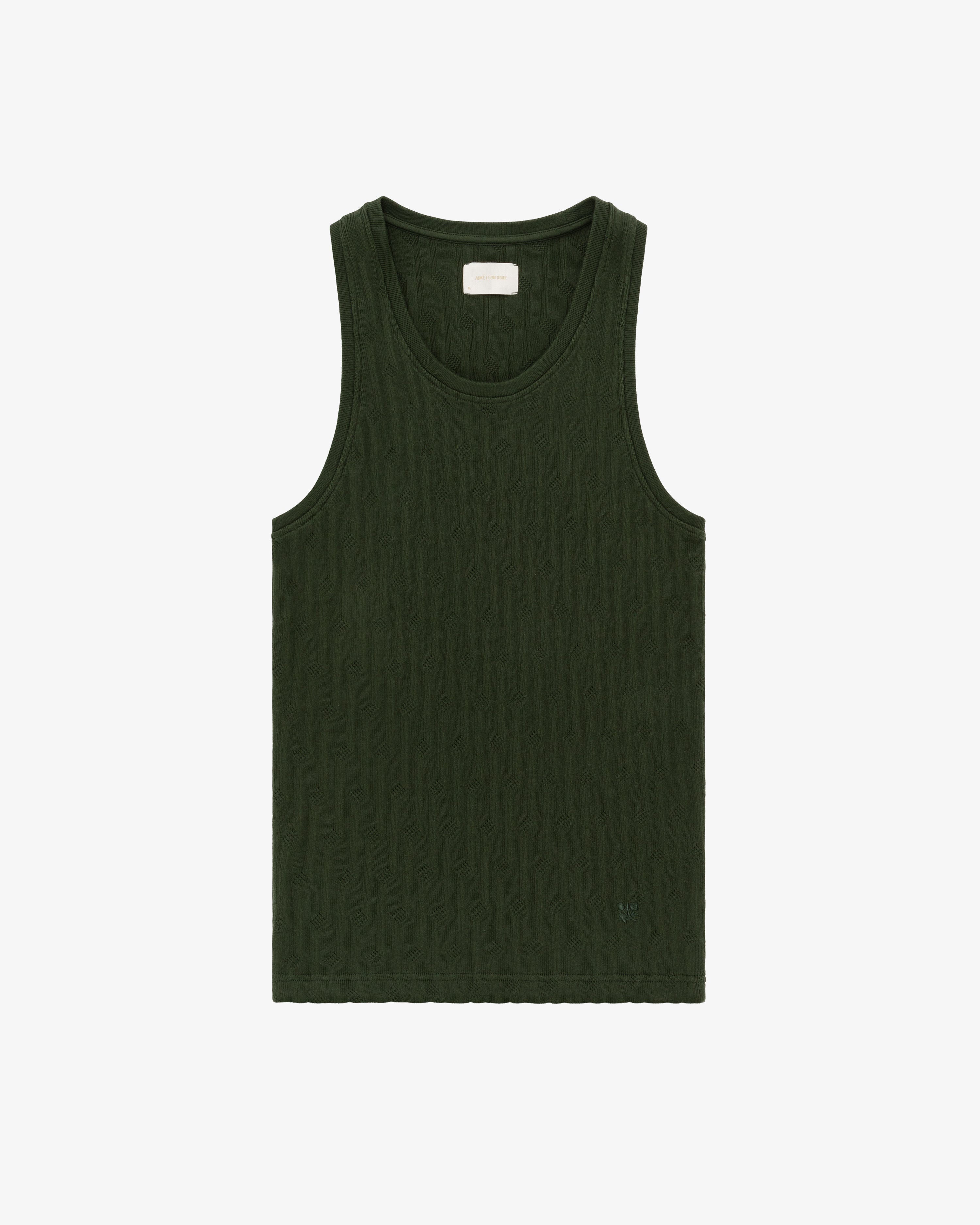 Pointelle Tank Top