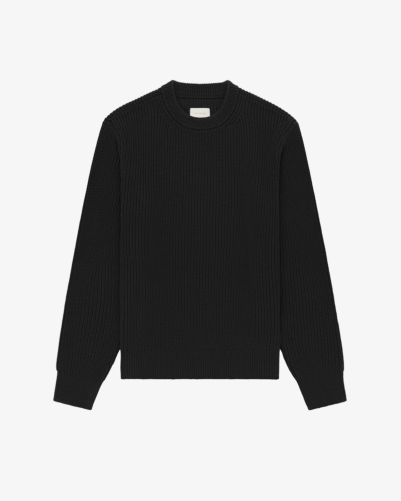 Shaker Stitch  Crewneck  Sweater