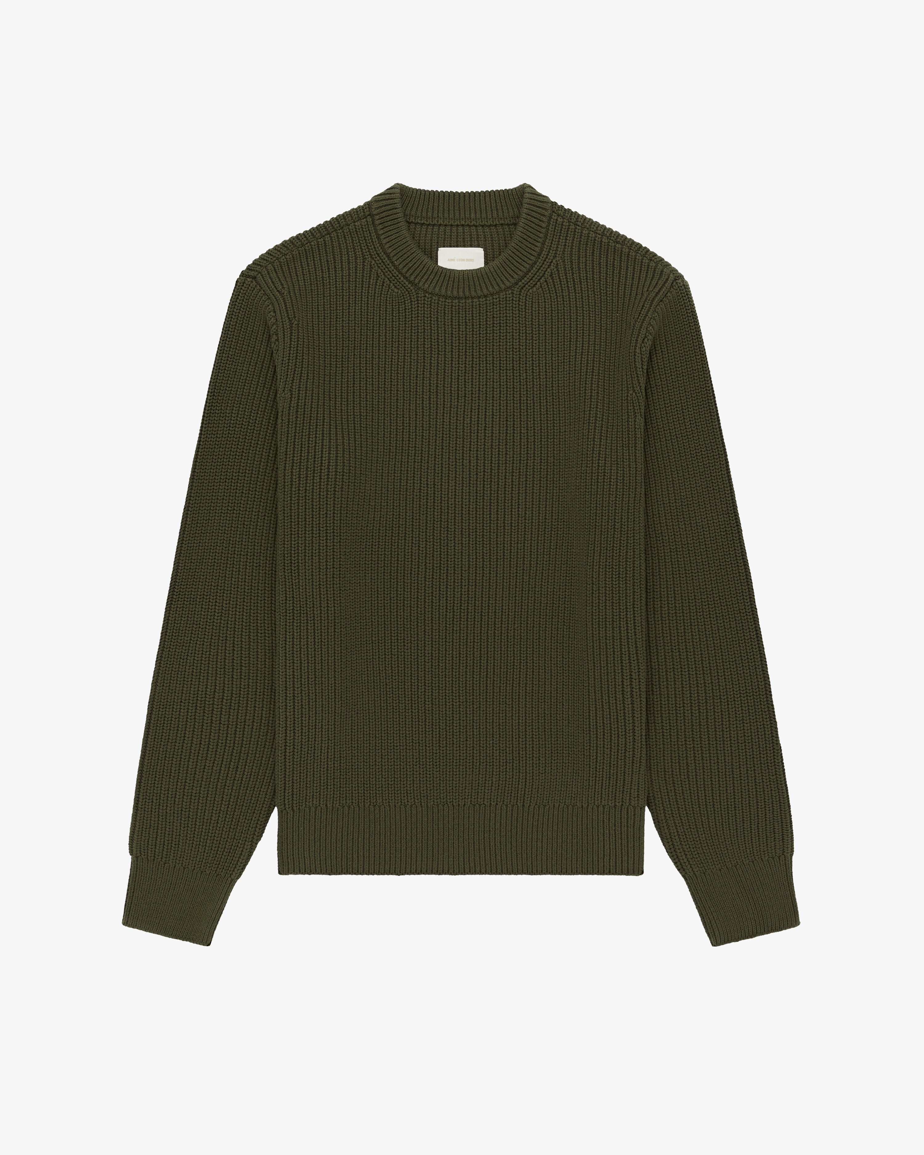 Shaker Stitch  Crewneck  Sweater