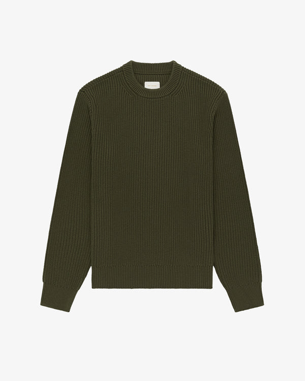 Shaker Stitch  Crewneck  Sweater