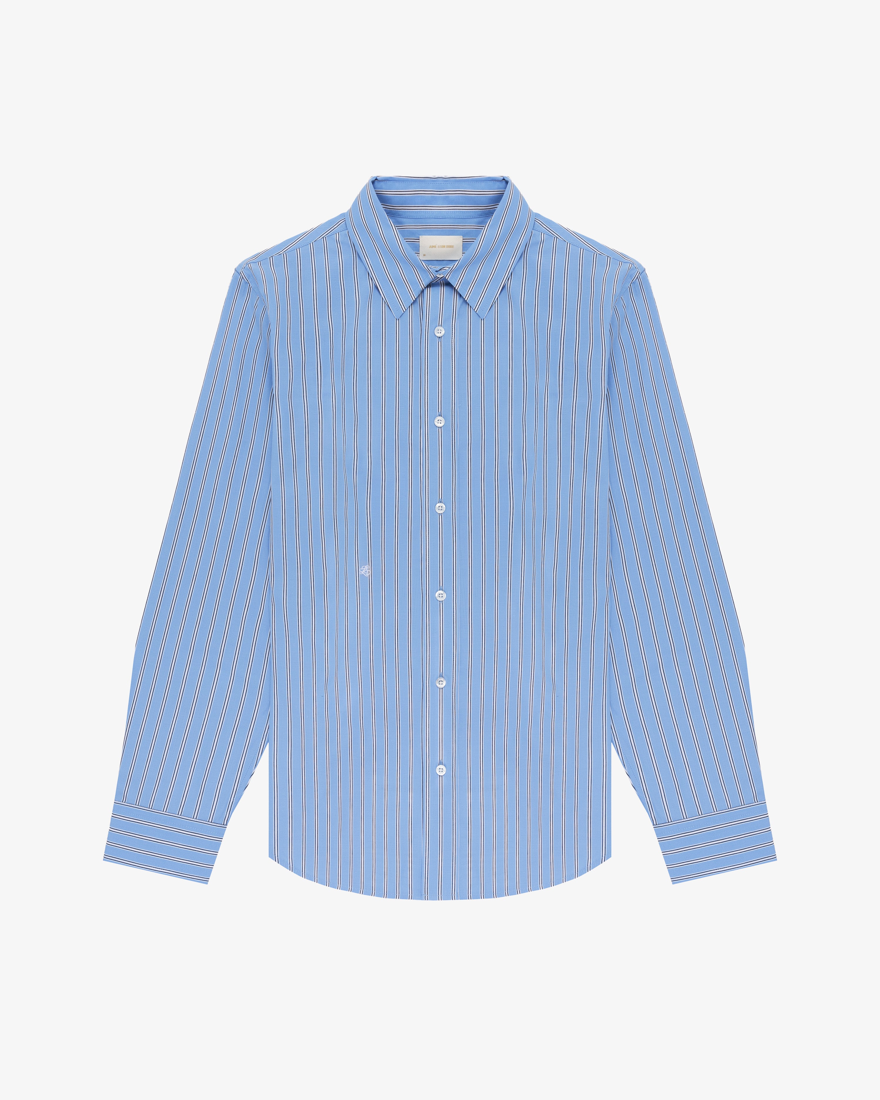 Striped Poplin  Shirt