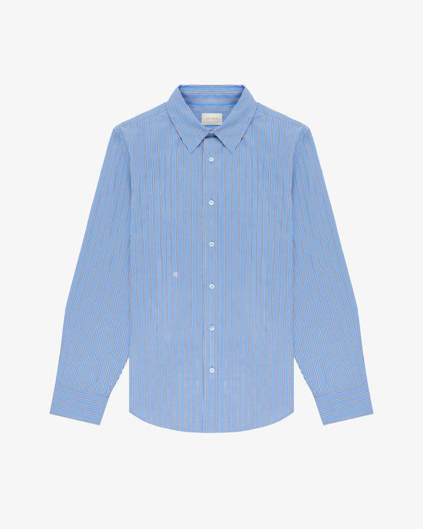 Striped Poplin  Shirt