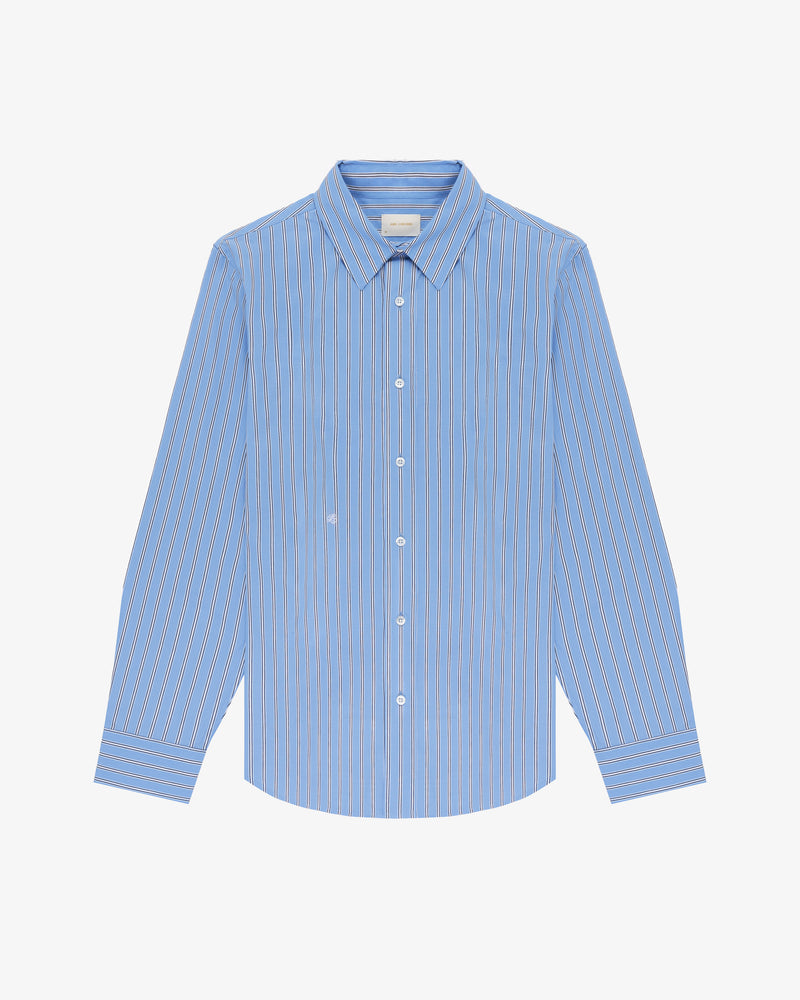 Striped Poplin  Shirt