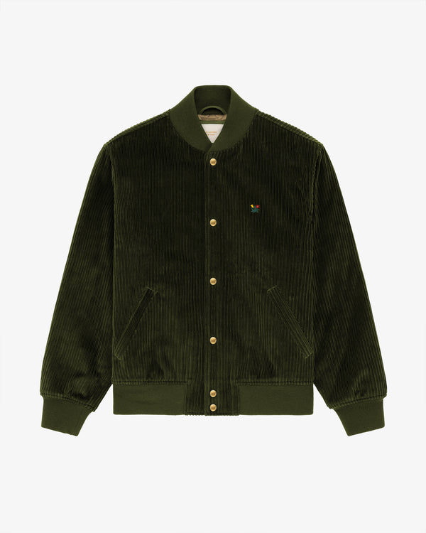 Corduroy Crest Varsity Jacket