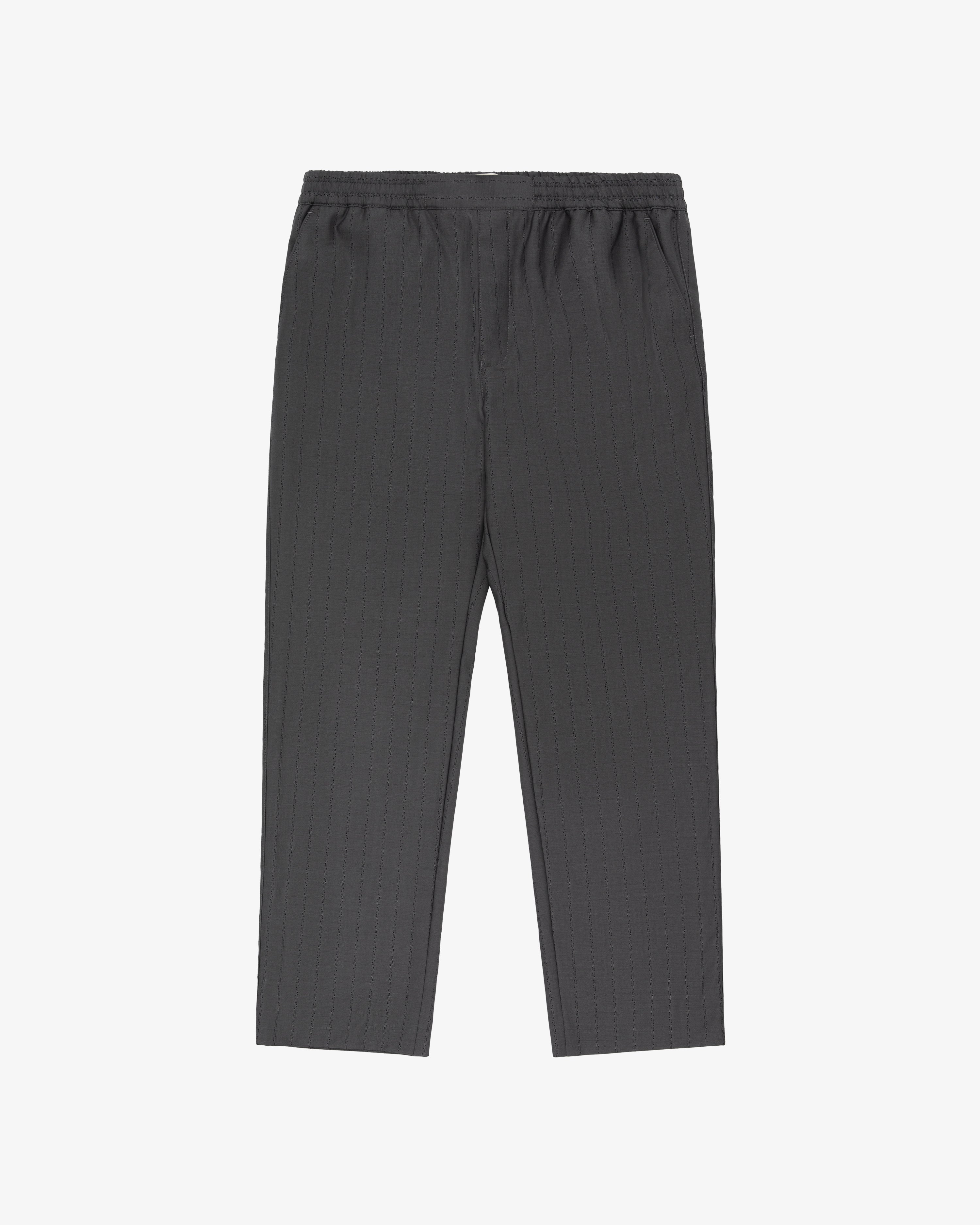 Striped Jacquard Elasticated Waist Trouser