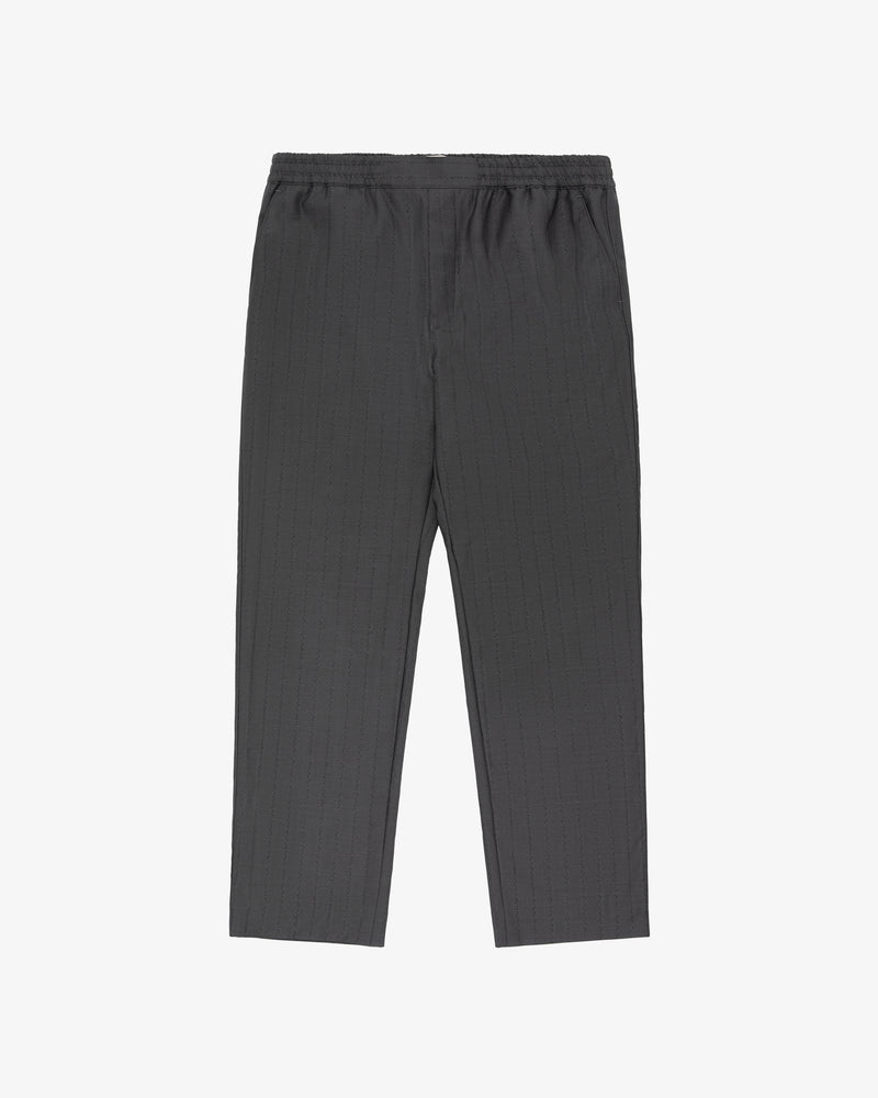 Striped Jacquard Elasticated Waist Trouser