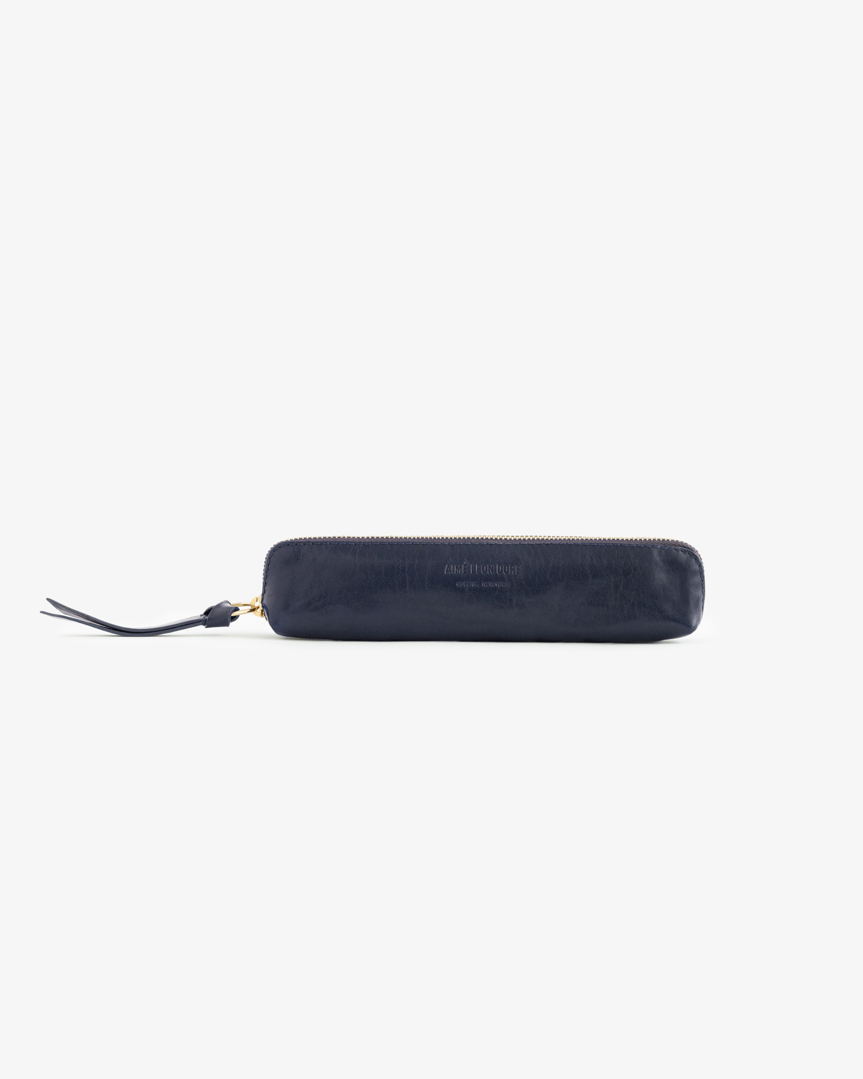 Debossed Logo Leather Stationary Pouch – Aimé Leon Dore