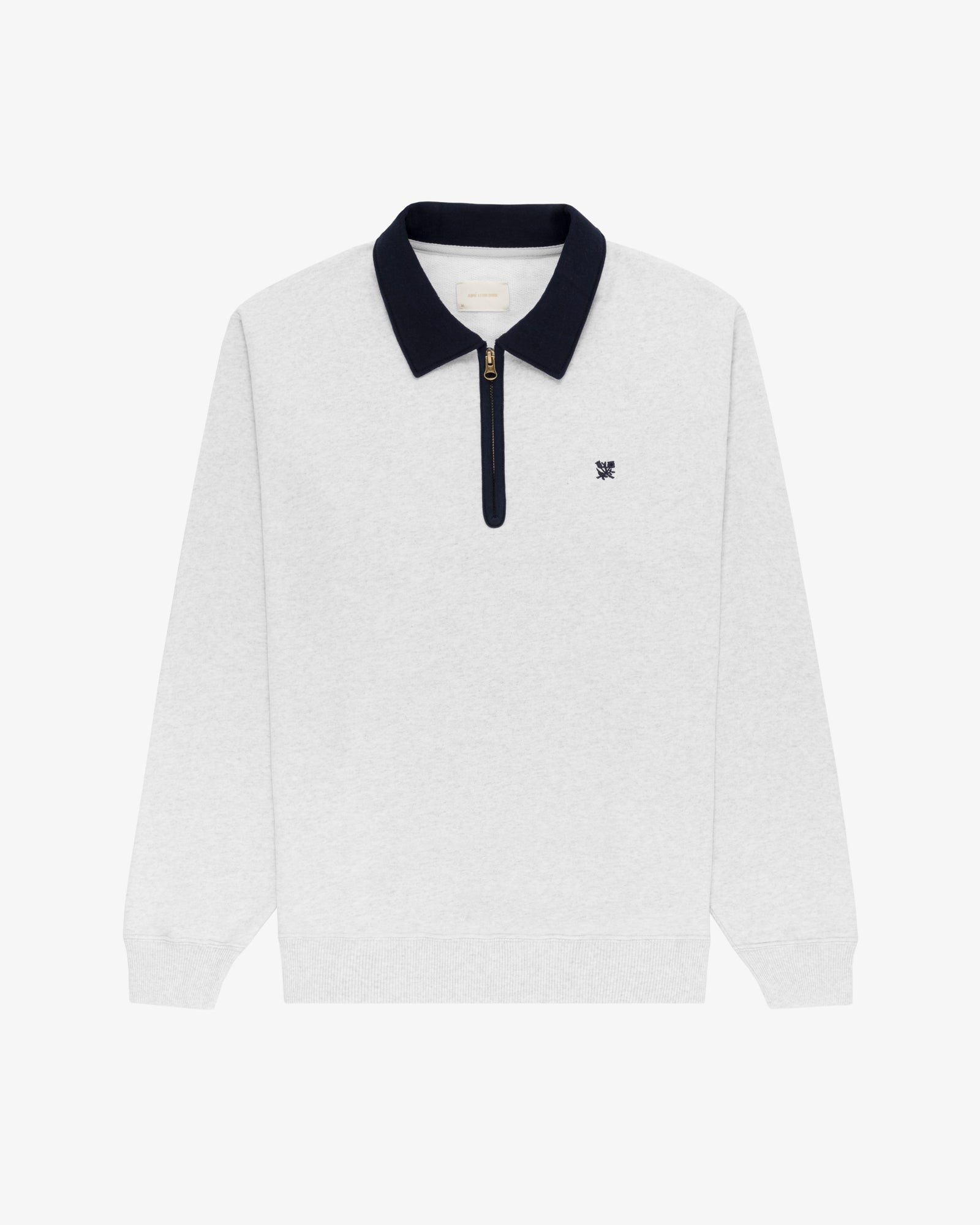 Contrast Crest Quarter Zip Pullover – Aimé Leon Dore