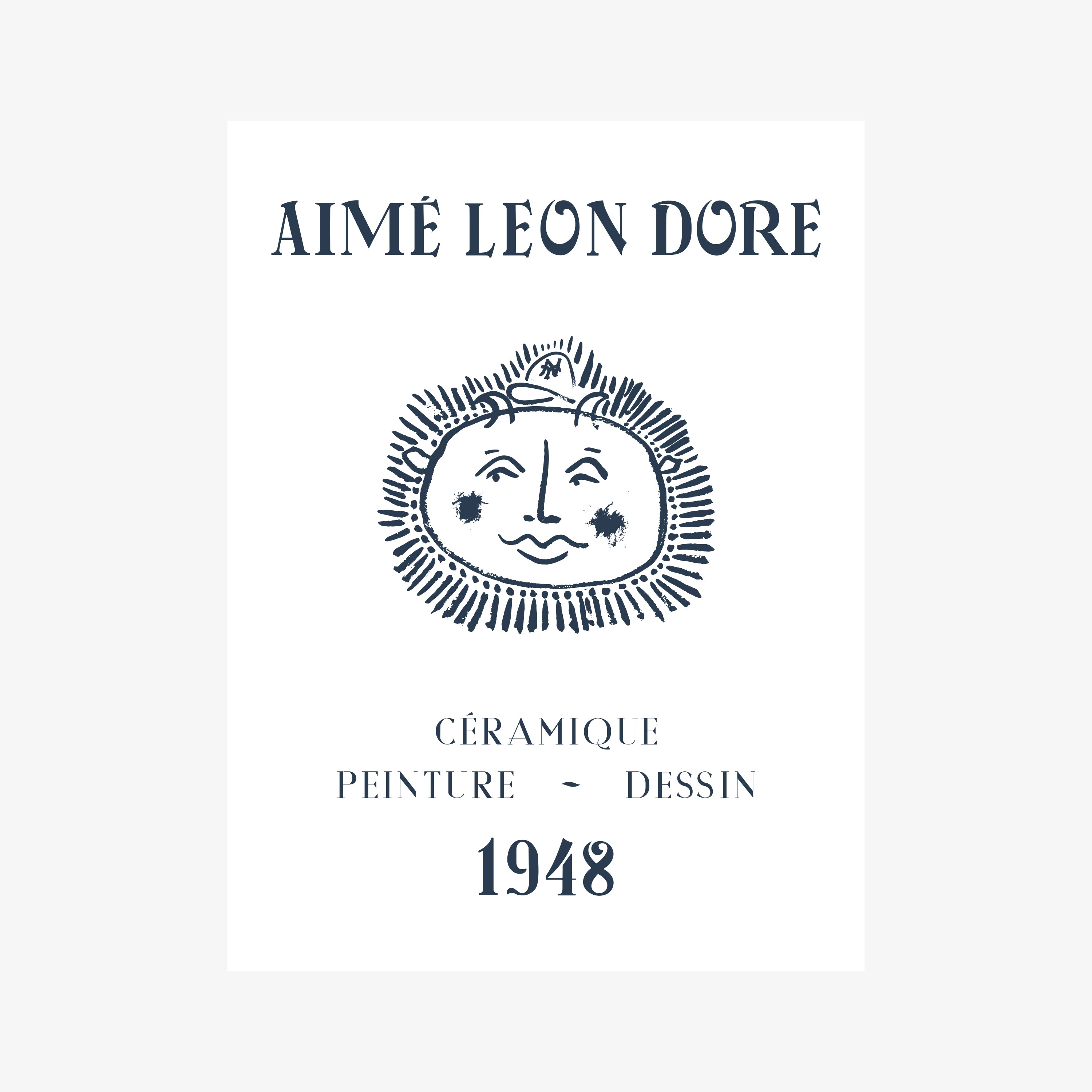 AIME LEON DORE PORSCHE 356 POSTER ☆お求めやすく価格改定