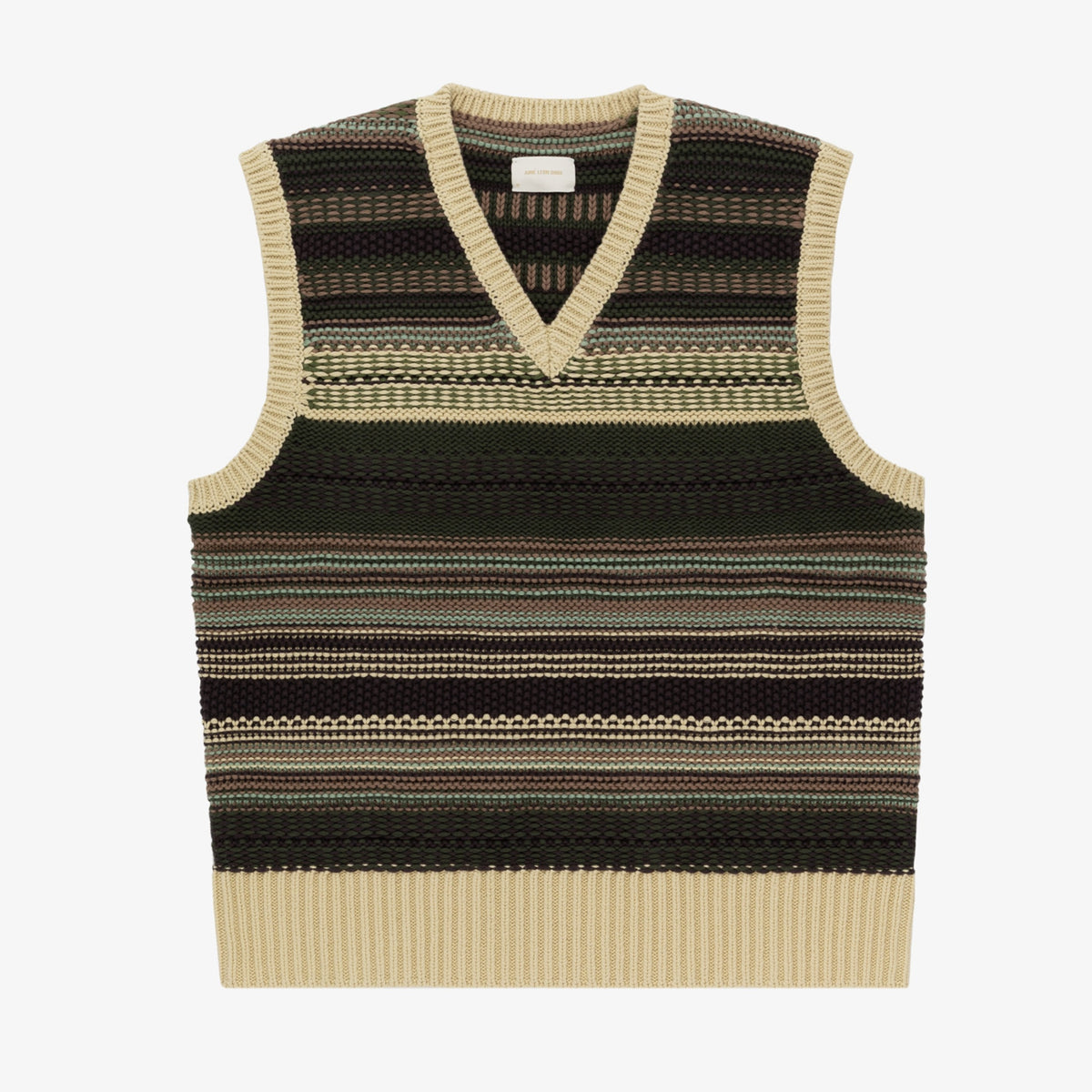 Striped Sweater Vest at AimeLeonDore.com