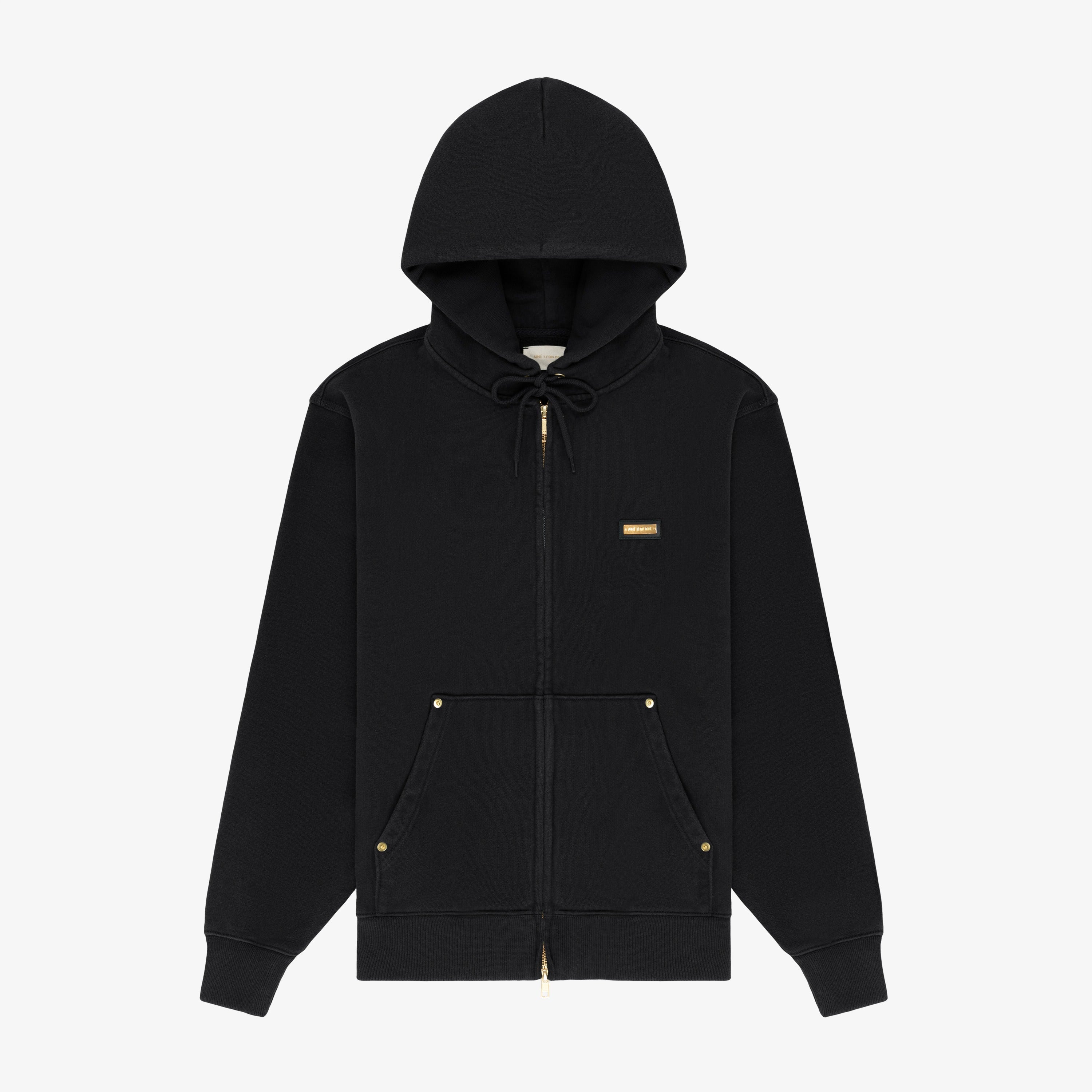 Washed Full-Zip Hoodie