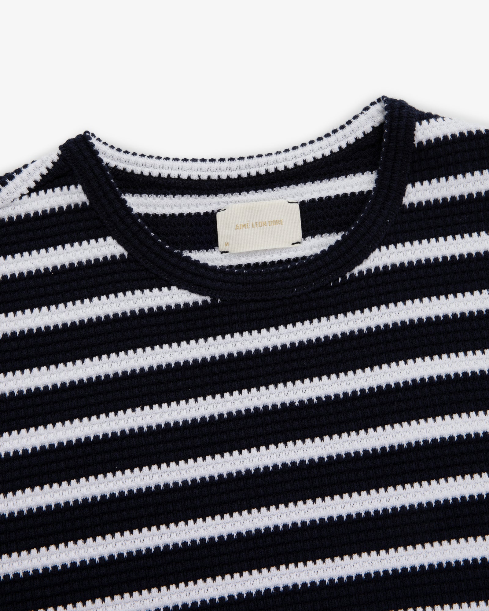 Striped Jacquard Long-Sleeve Tee