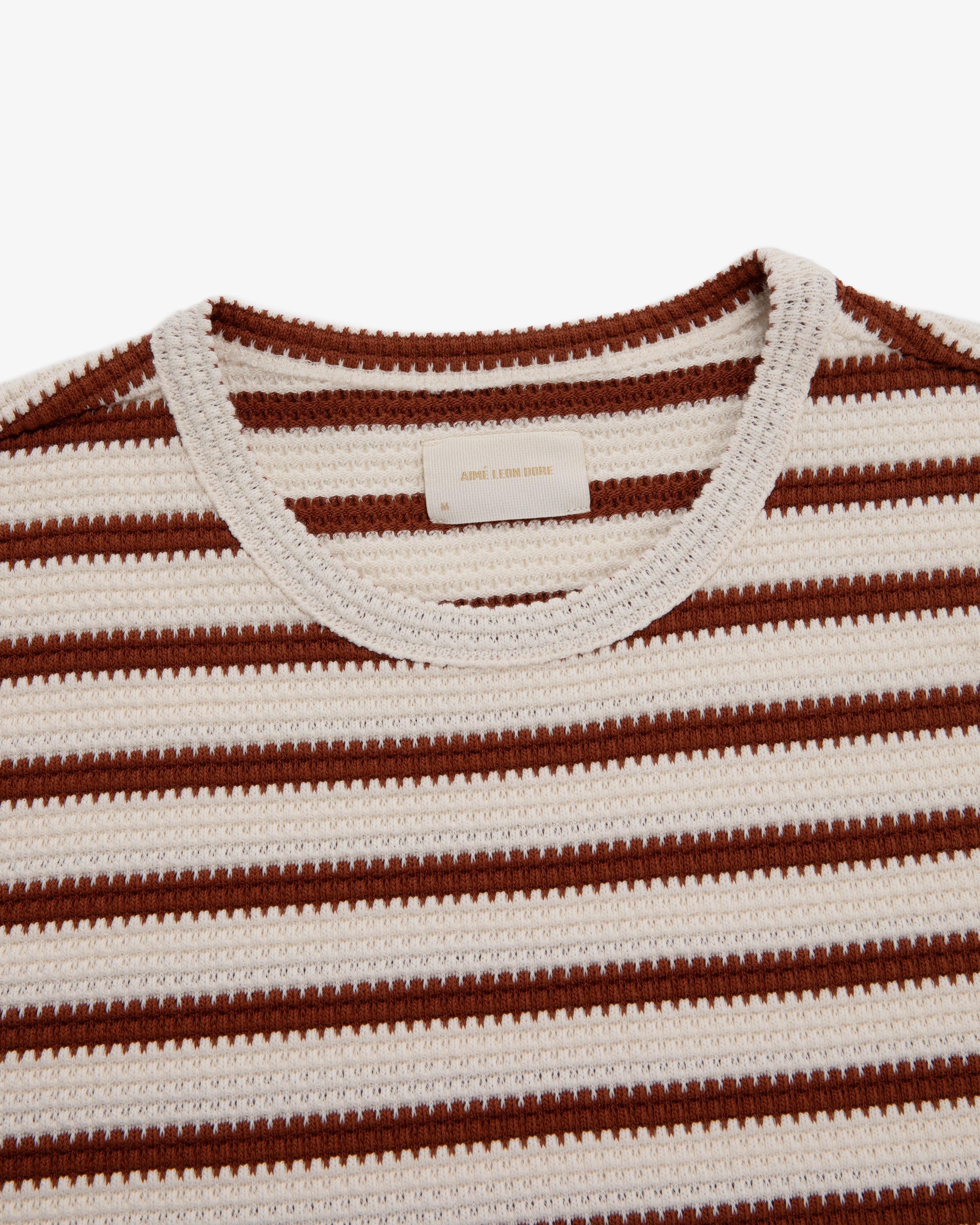 Striped Jacquard Long-Sleeve Tee