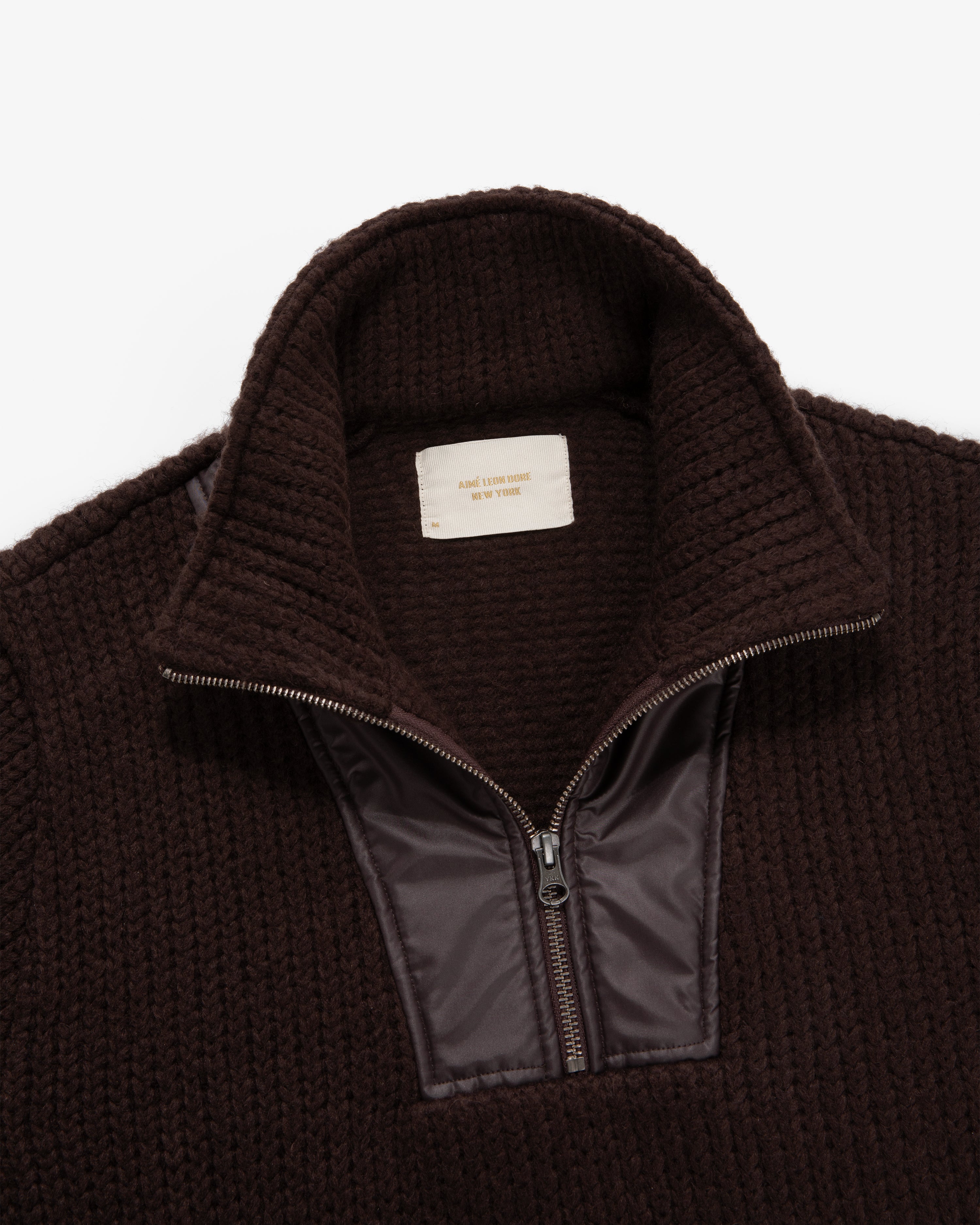 Paneled Half-Zip Pullover