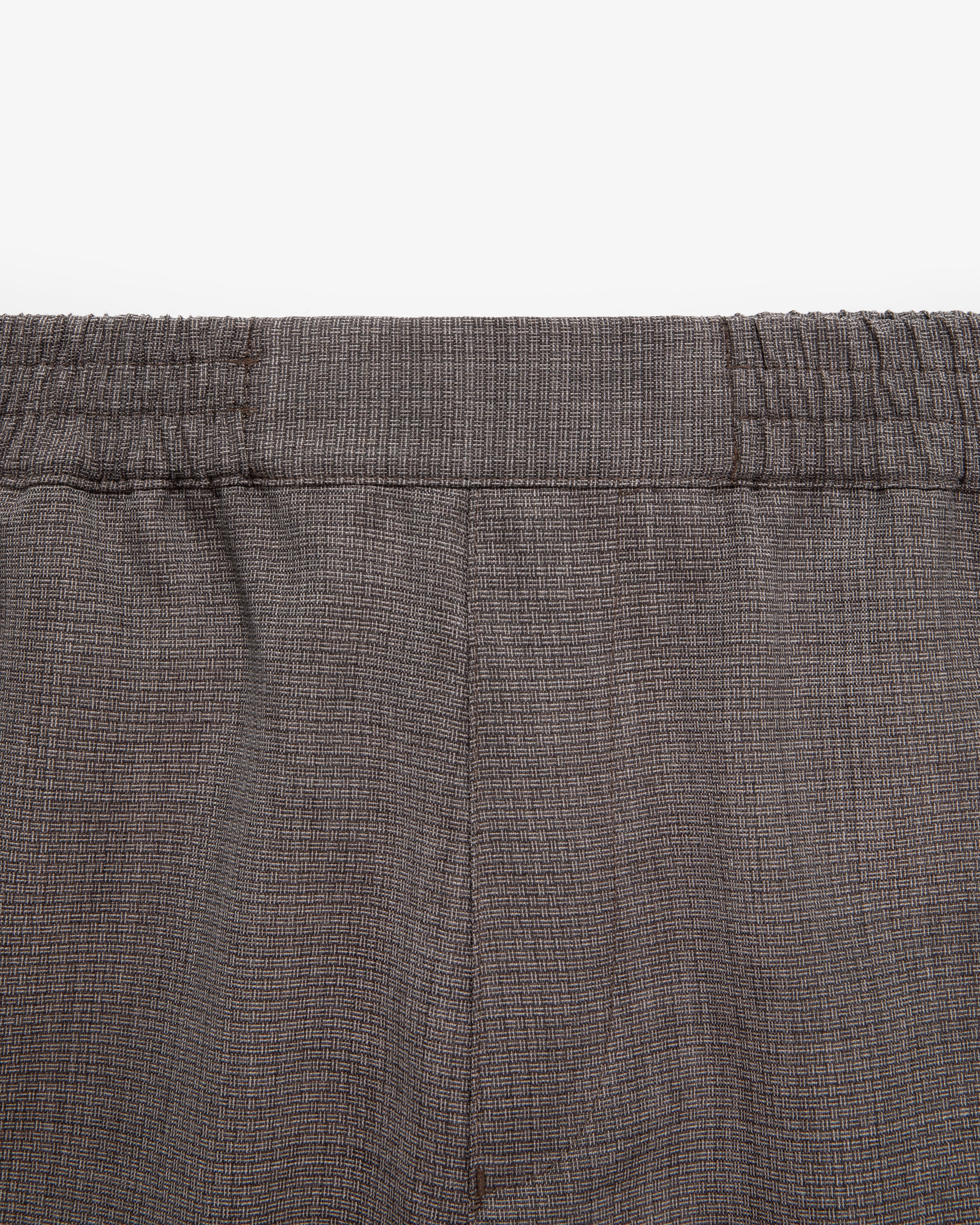 Basketweave Elasticated Waist Trouser