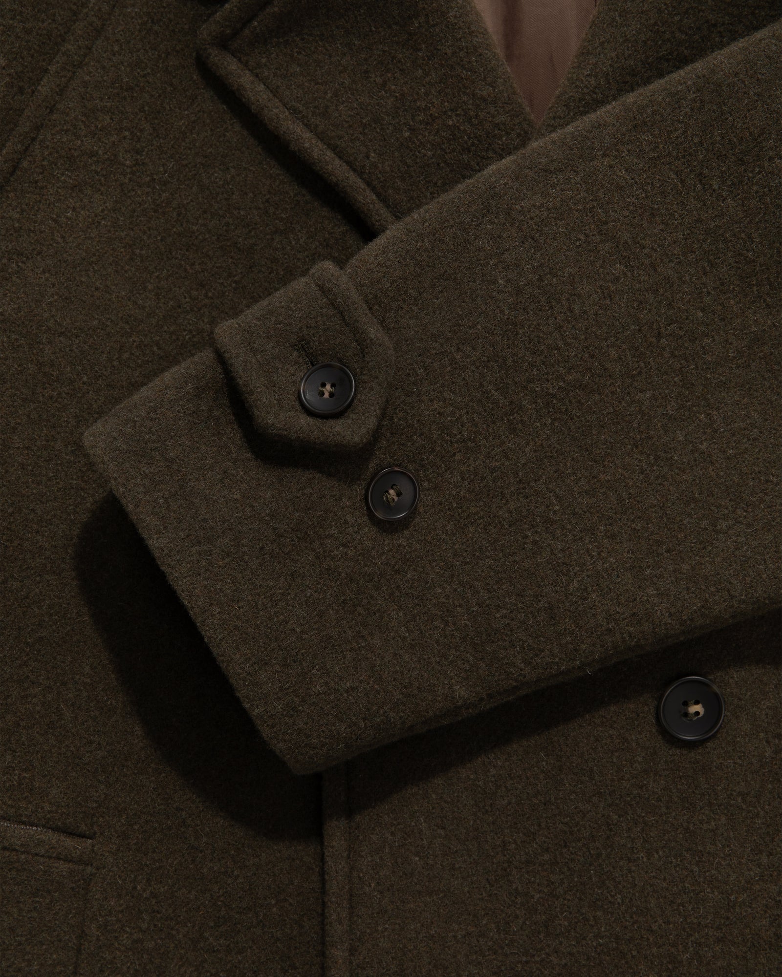 Double-Breasted Wool Topcoat