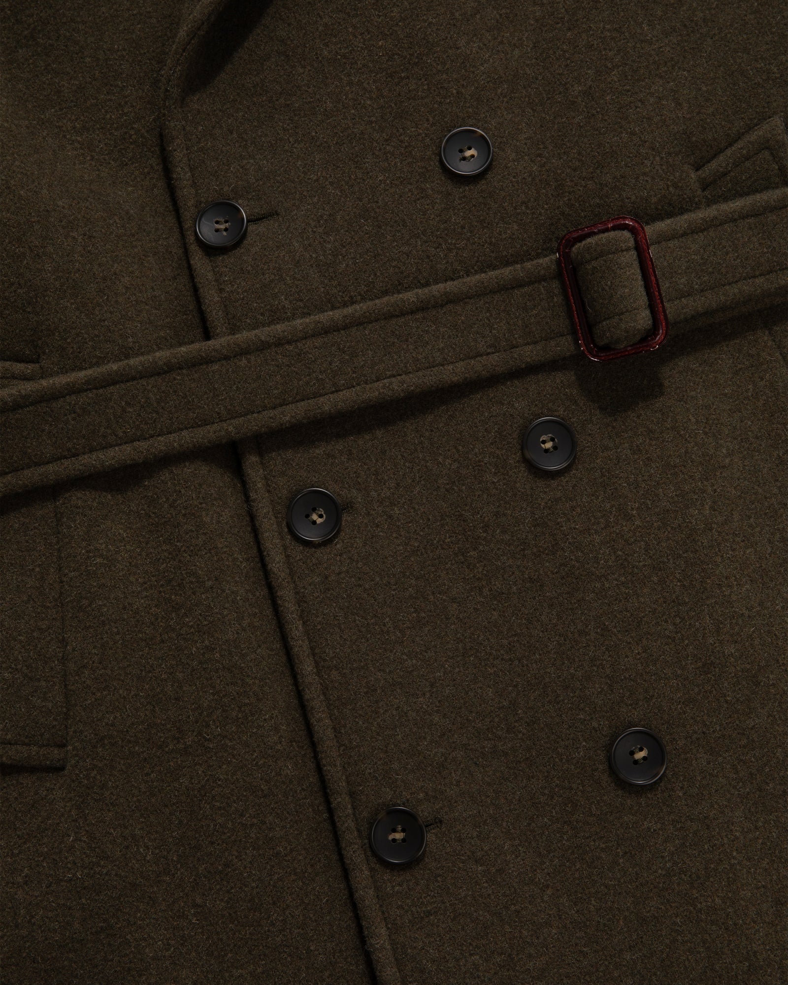 Double-Breasted Wool Topcoat