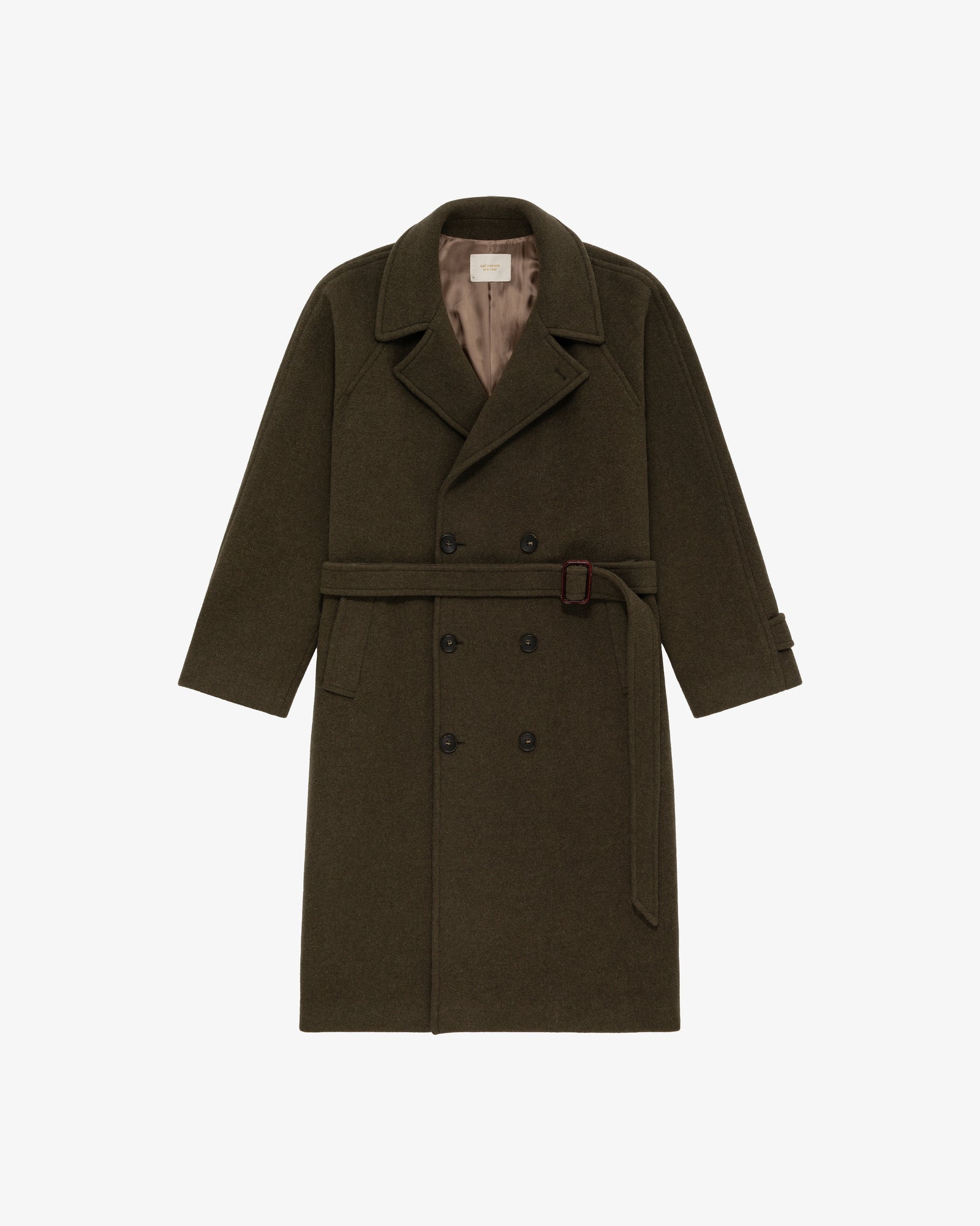 Double-Breasted Wool Topcoat