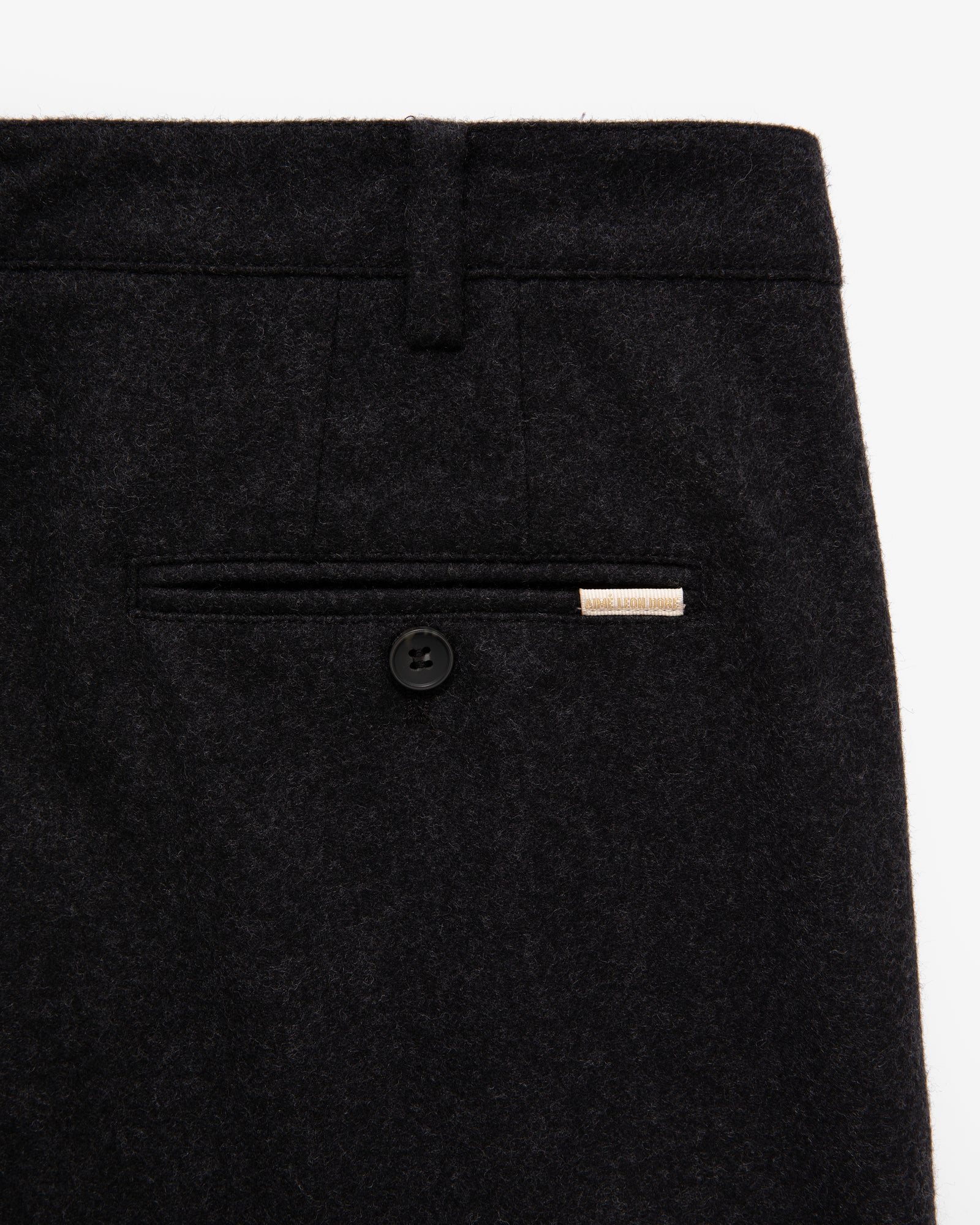 Cuffed Wool Trouser