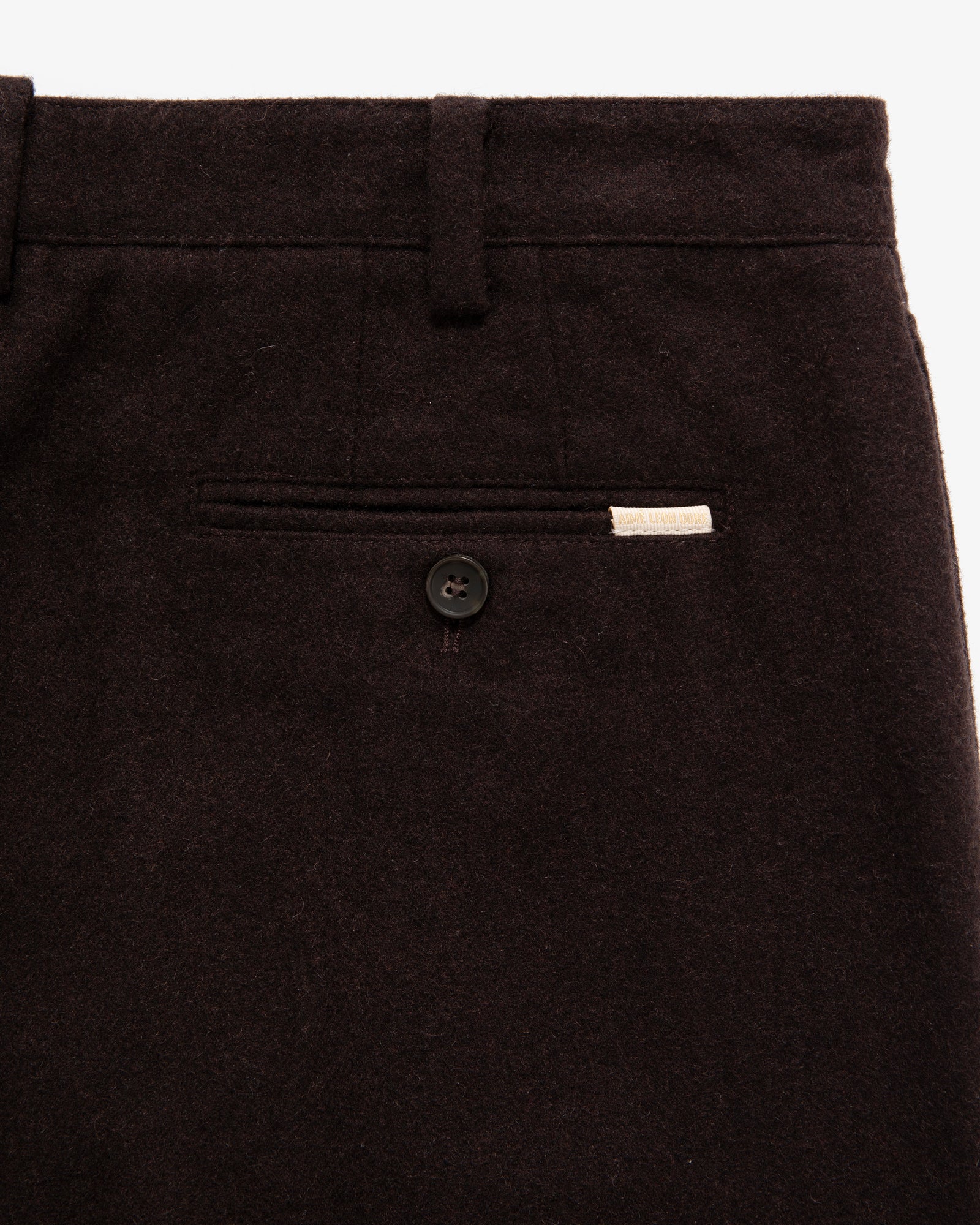 Cuffed Wool Trouser