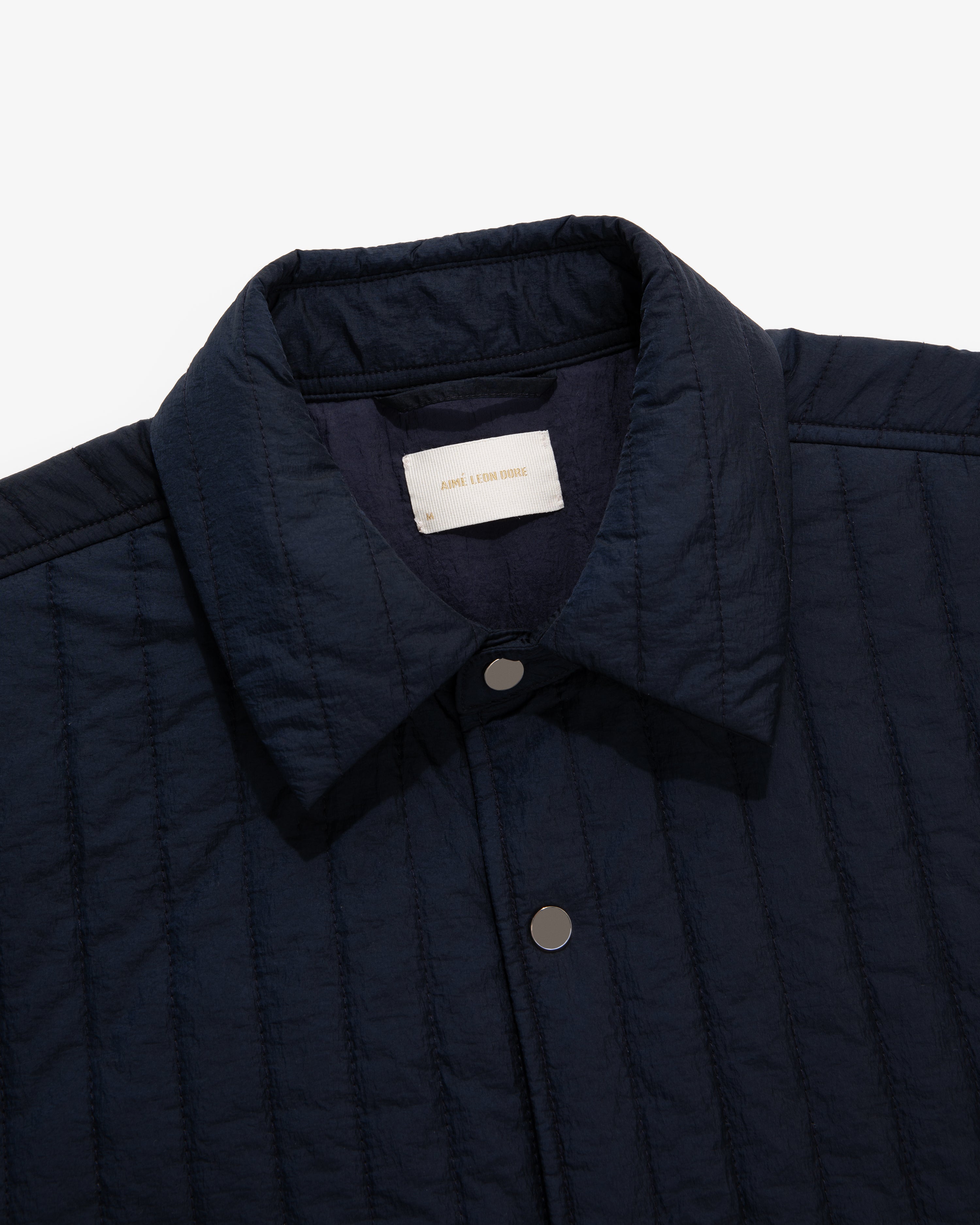 Nylon Quilted Overshirt