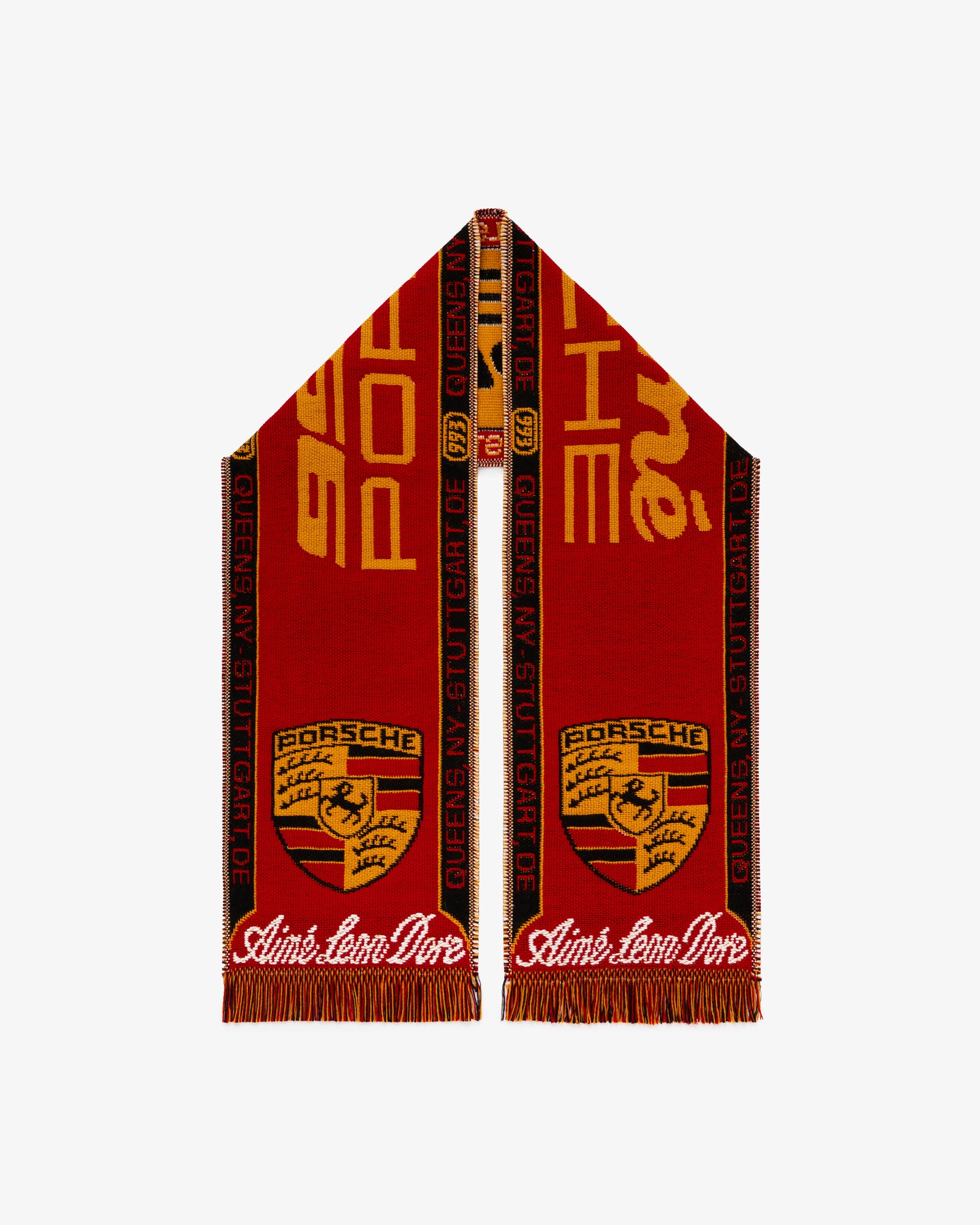 ALD / Porsche 993 Turbo Wool Souvenir Scarf