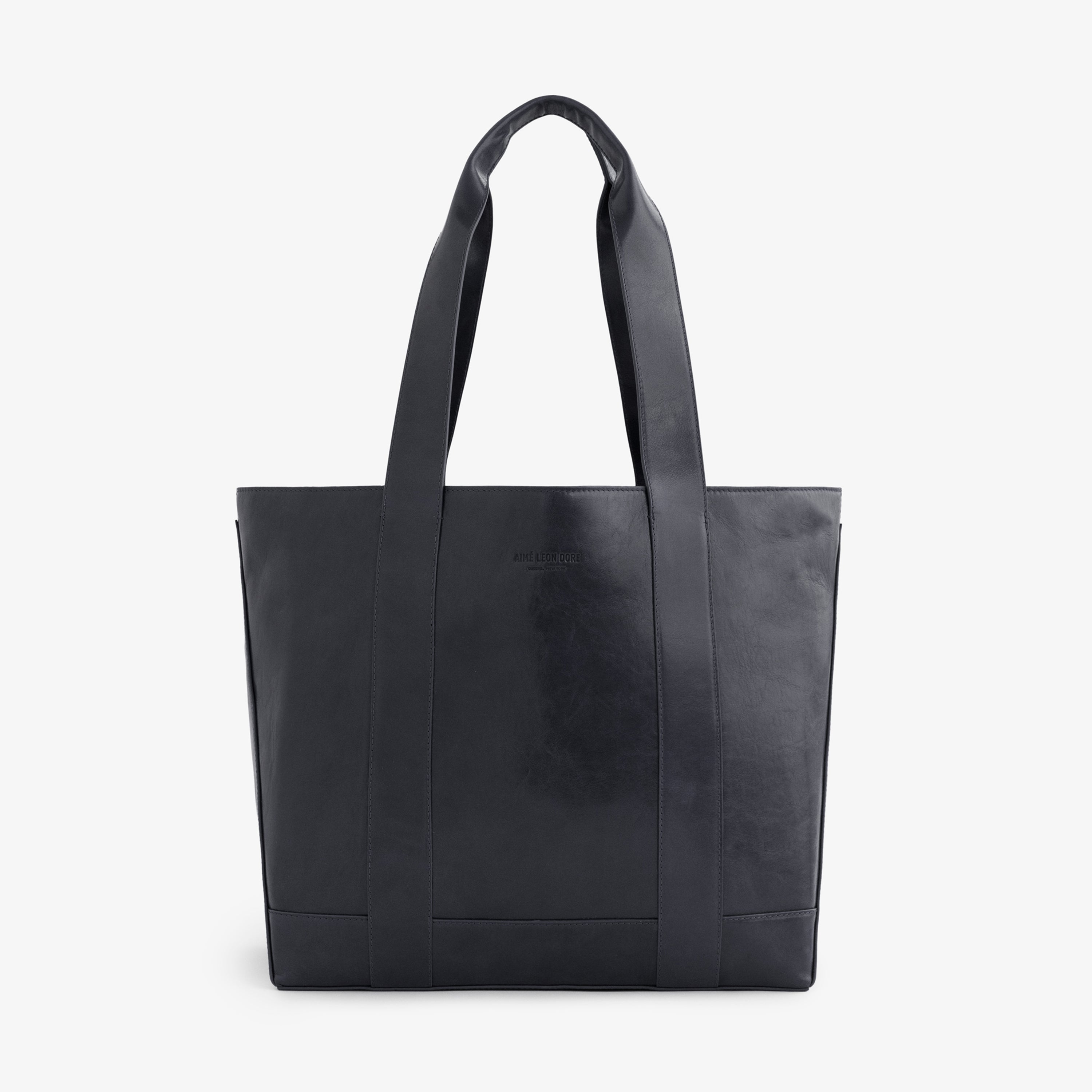 Mens Leather Tote Bag