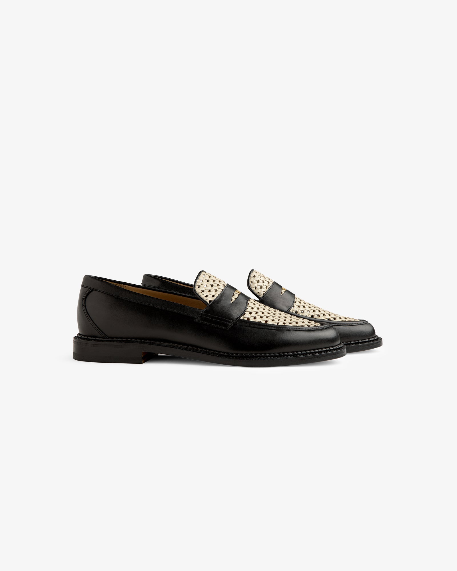 Queens Crest Raffia Loafer